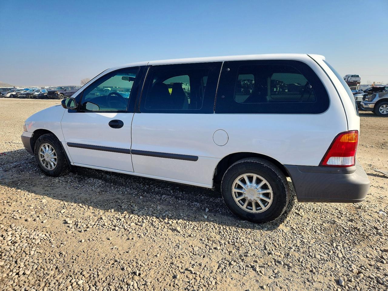 2001 Ford Windstar Lx White vin: 2FMZA50421BA40340