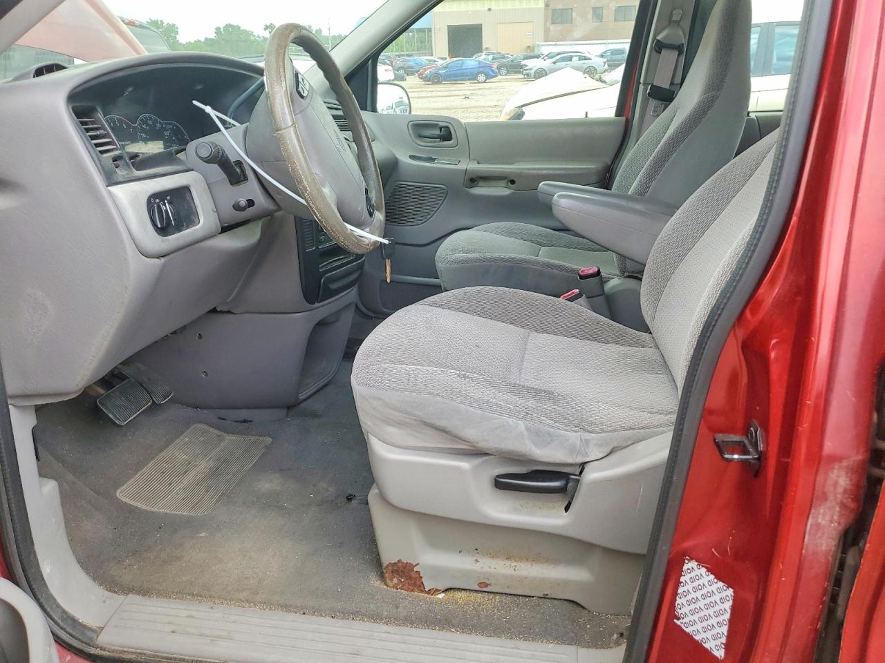 2000 Ford Windstar Wagon Red vin: 2FMZA5043YBC33364