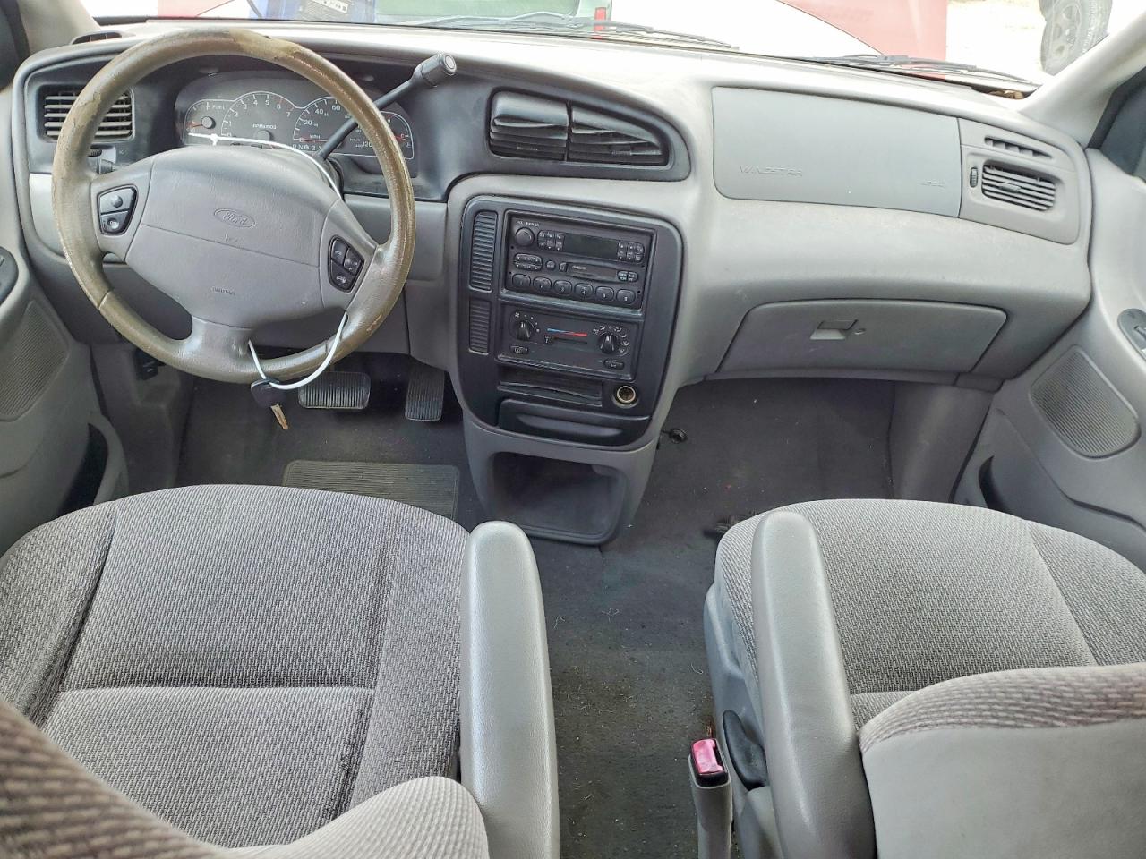 2000 Ford Windstar Wagon Red vin: 2FMZA5043YBC33364