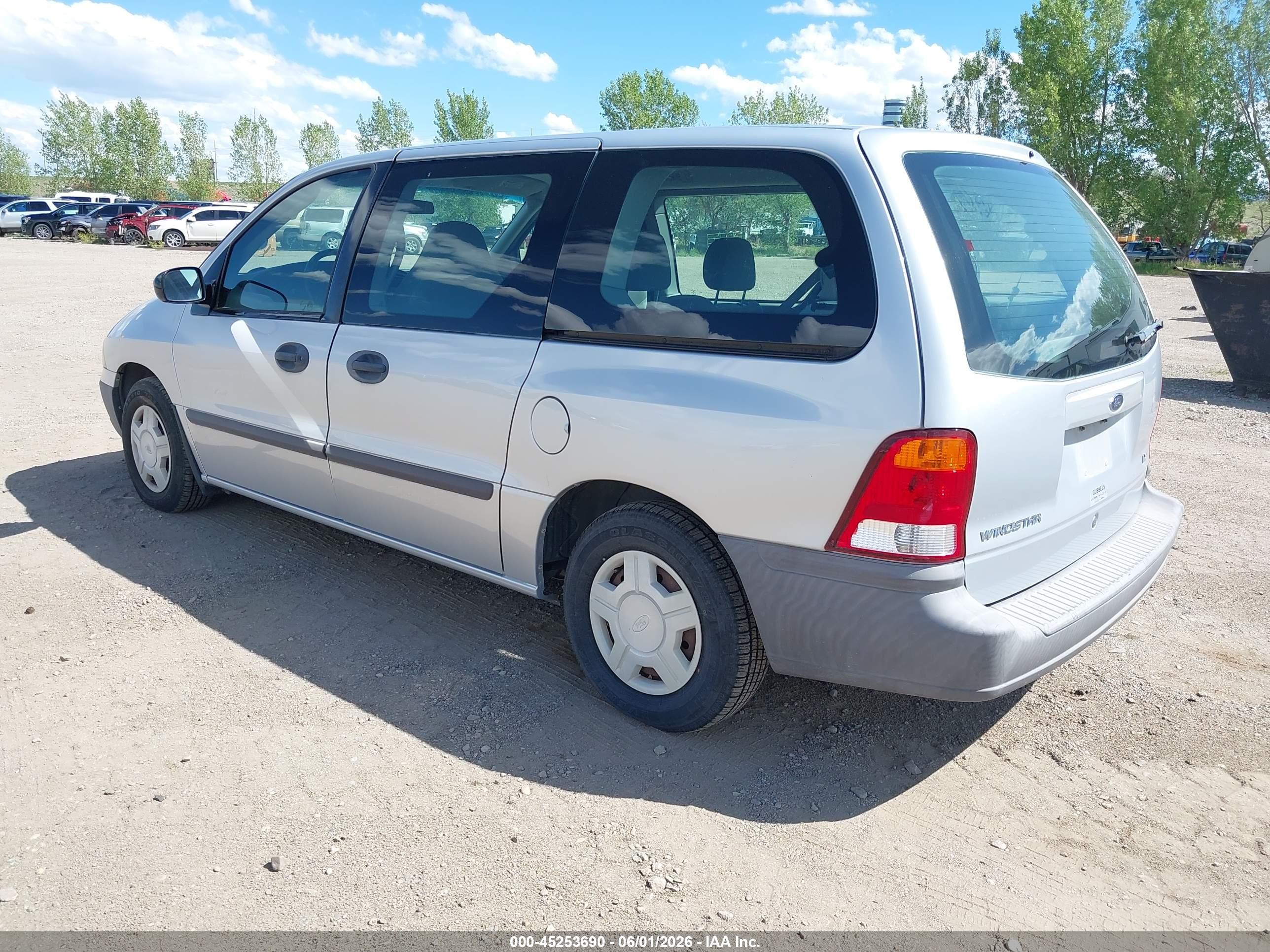 2002 Ford Windstar Lx Silver vin: 2FMZA50452BA03705