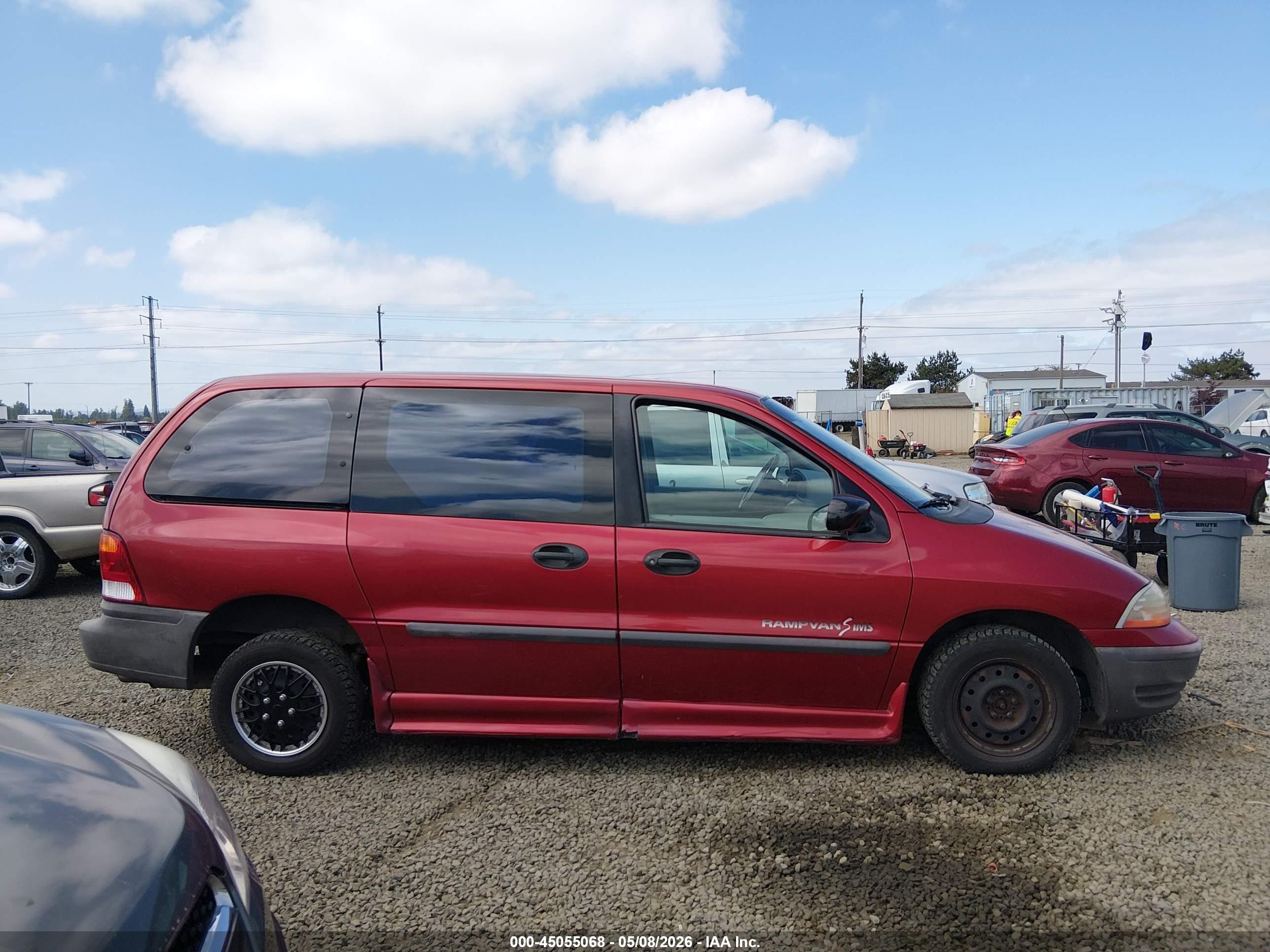2000 Ford Windstar   Red vin: 2FMZA5048YBC28192