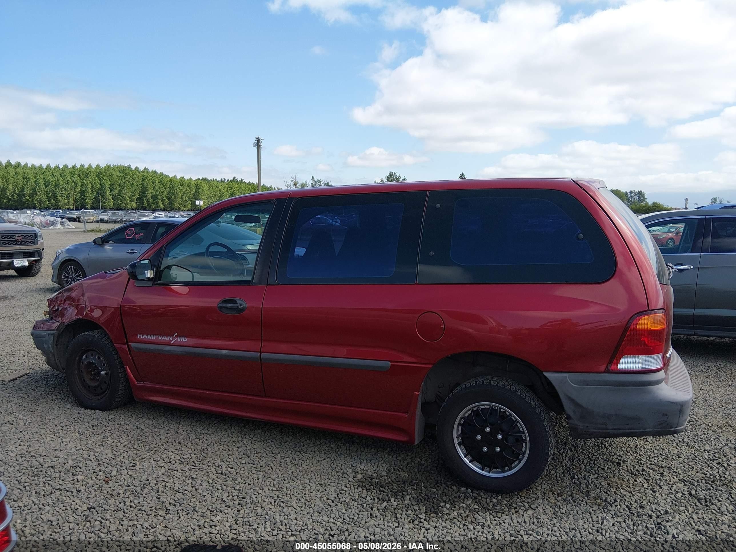 2000 Ford Windstar   Red vin: 2FMZA5048YBC28192