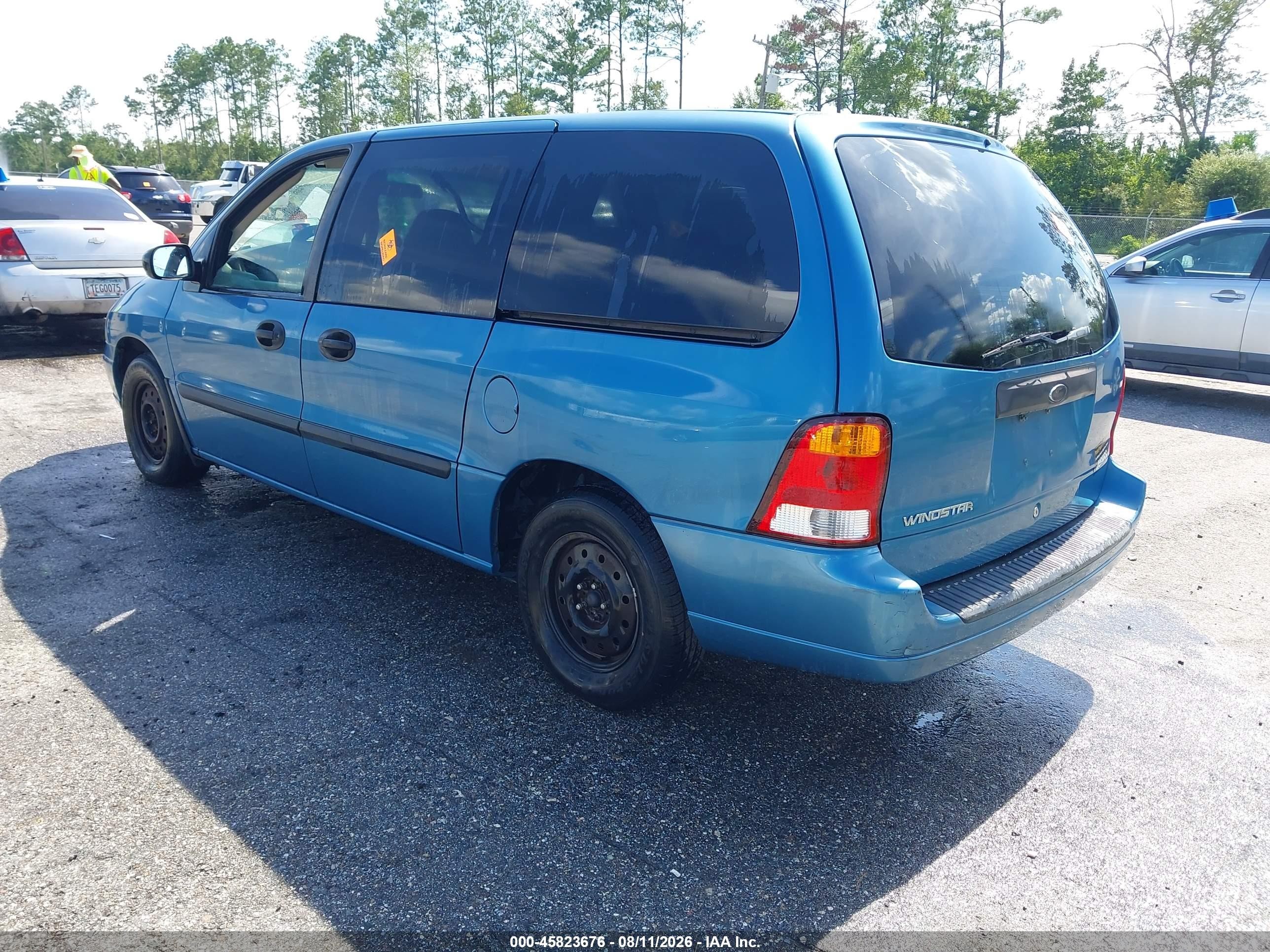2003 Ford Windstar Standard Синий vin: 2FMZA504X3BA88932