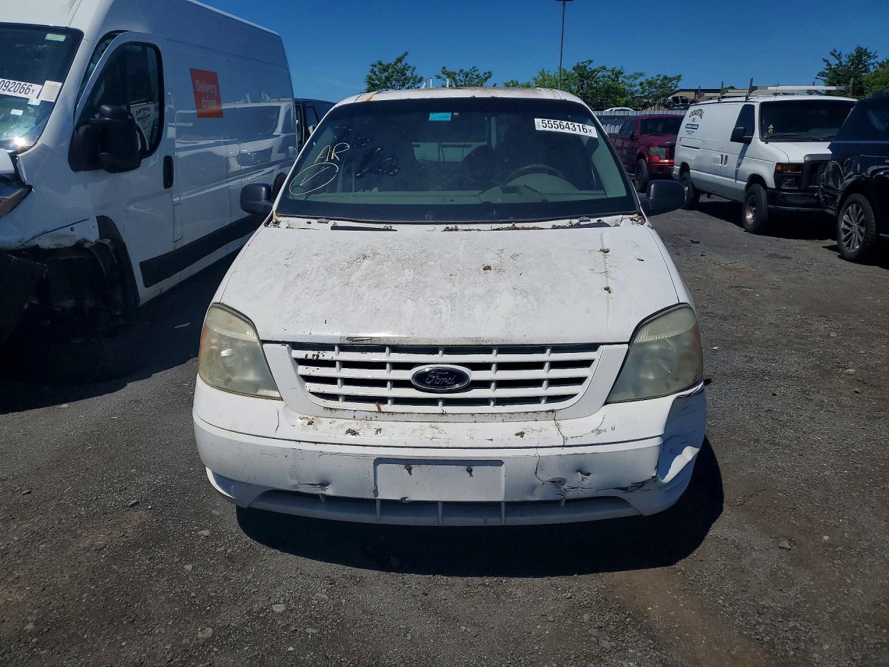 2005 Ford Freestar S White vin: 2FMZA50655BA90589