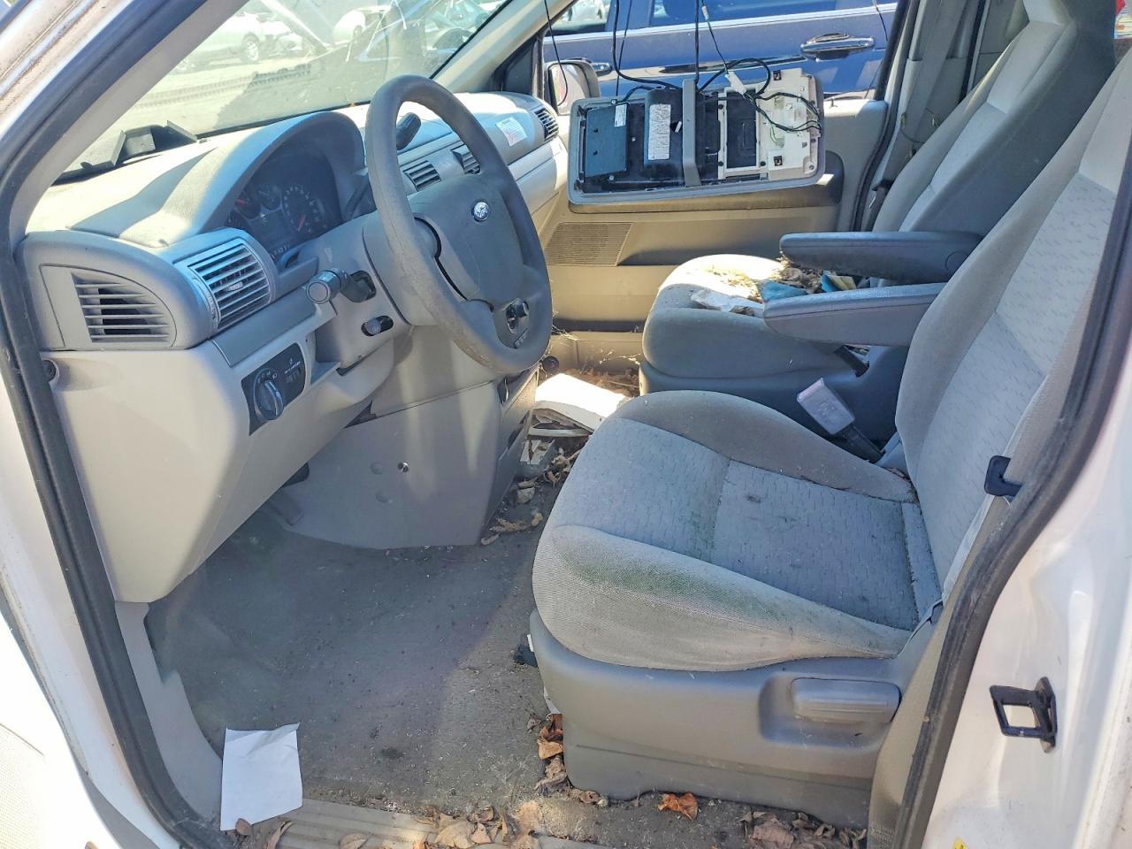 2005 Ford Freestar S White vin: 2FMZA50655BA90589
