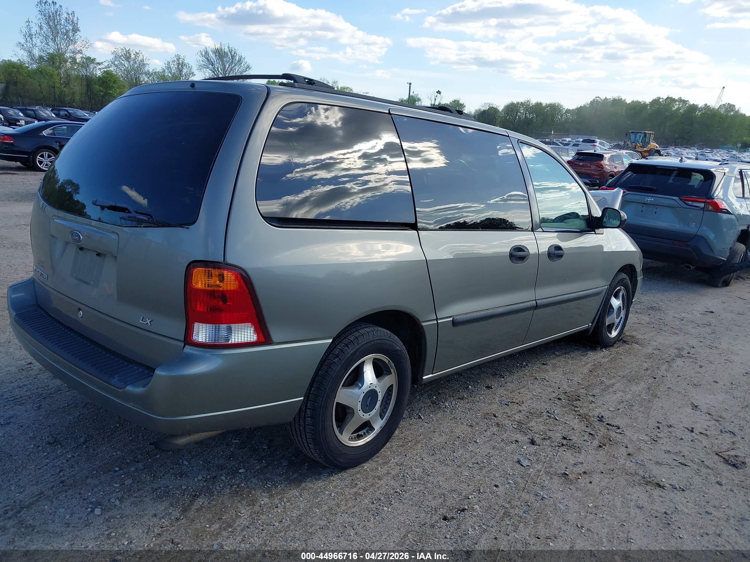 2002 Ford Windstar Lx Gray vin: 2FMZA51402BB08361
