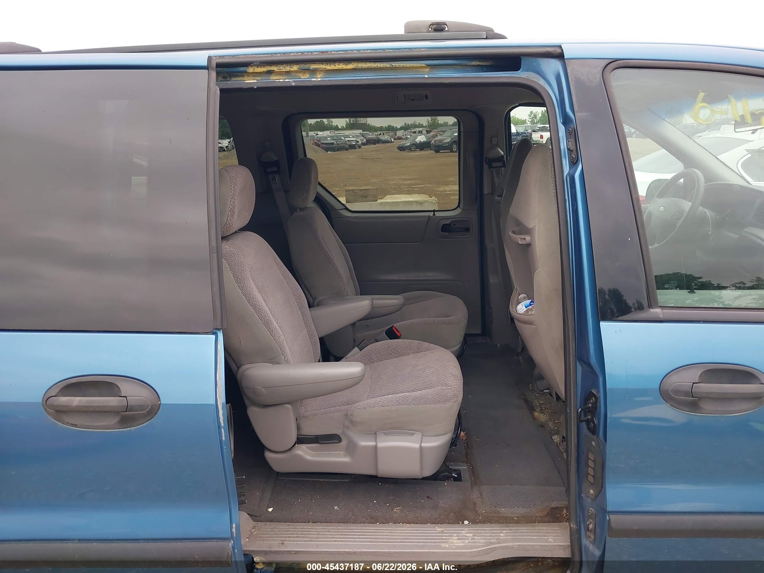 2003 Ford Windstar Lx Blue vin: 2FMZA51403BB93400