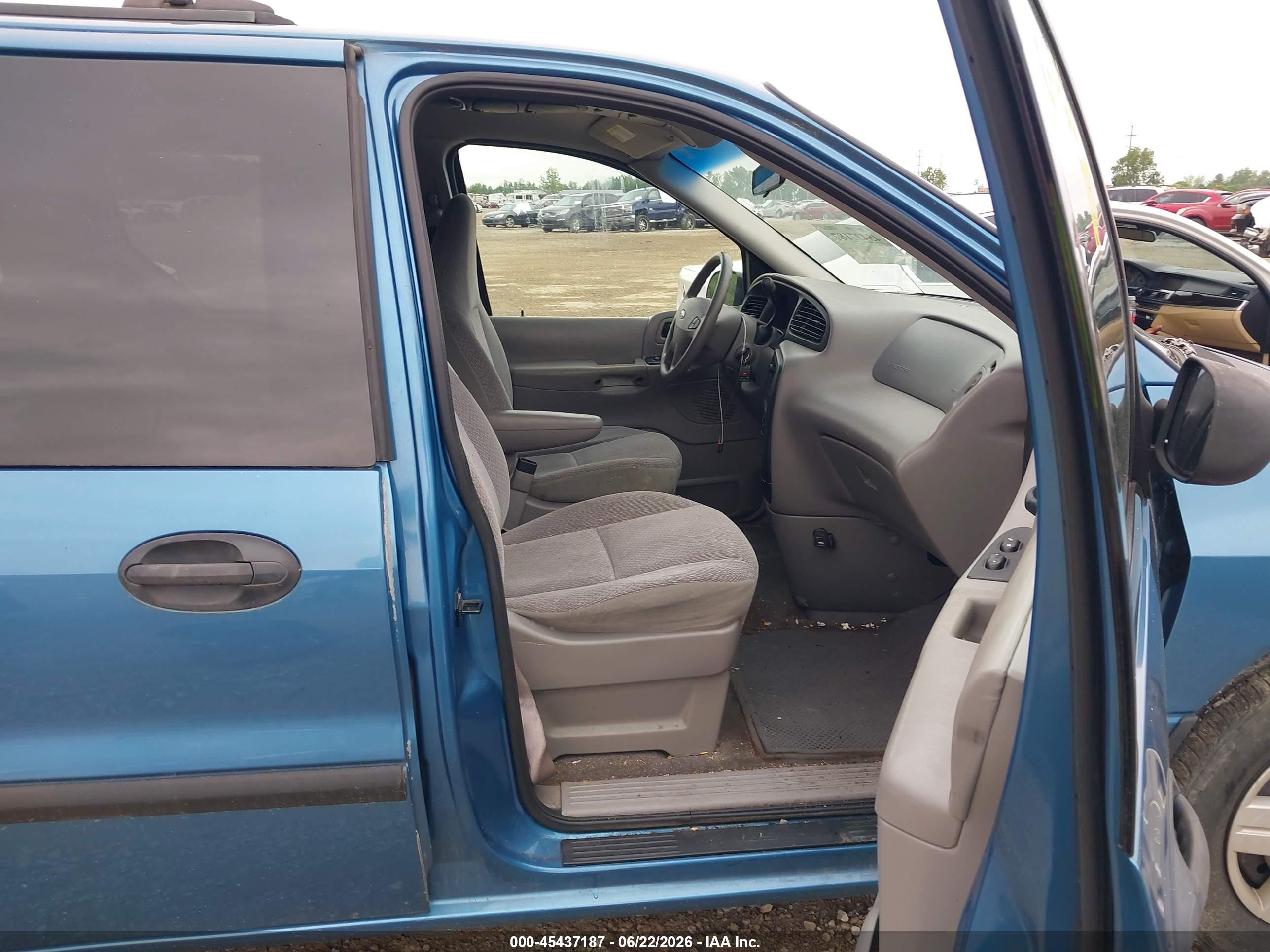 2003 Ford Windstar Lx Blue vin: 2FMZA51403BB93400