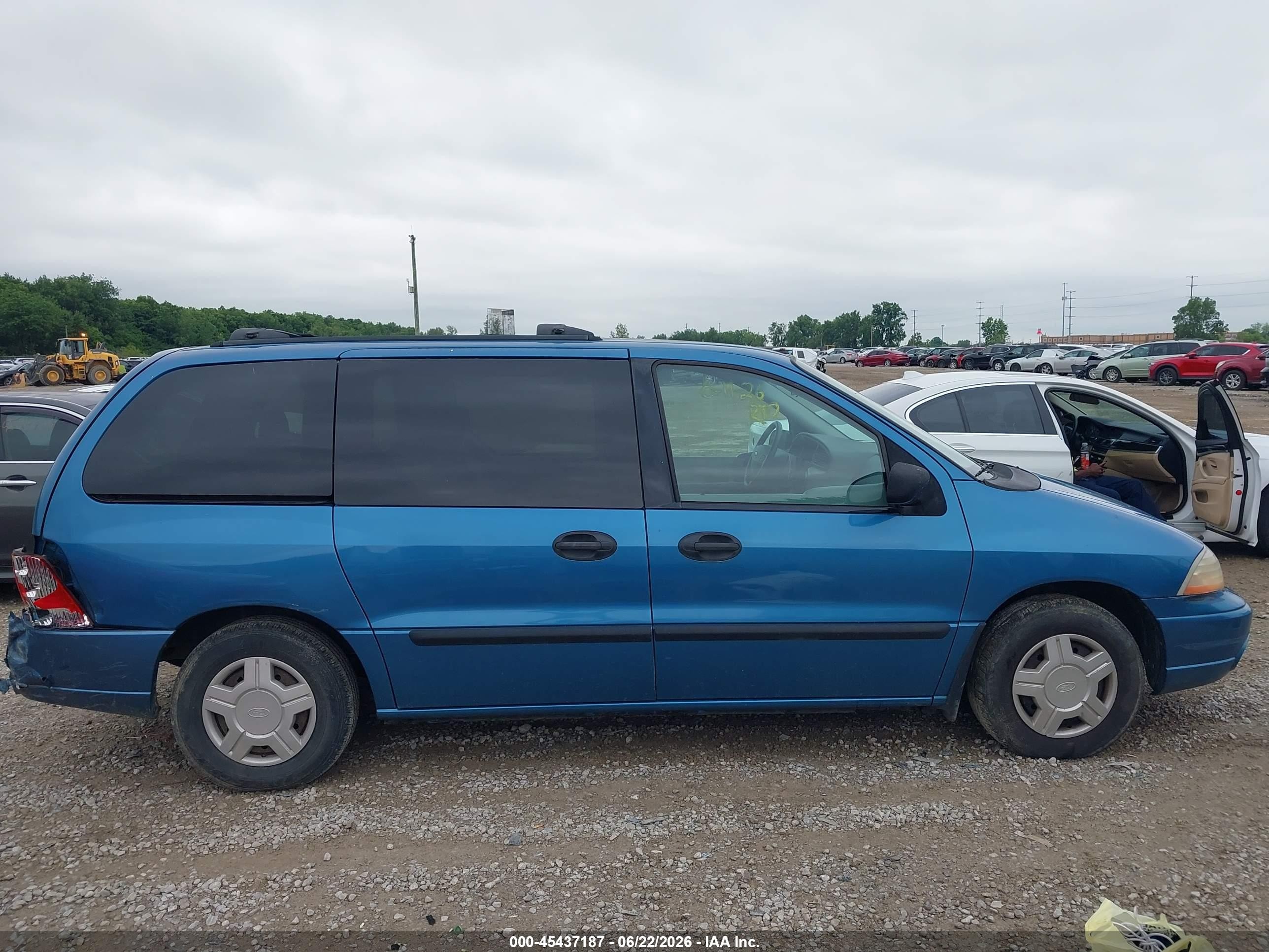 2003 Ford Windstar Lx Blue vin: 2FMZA51403BB93400