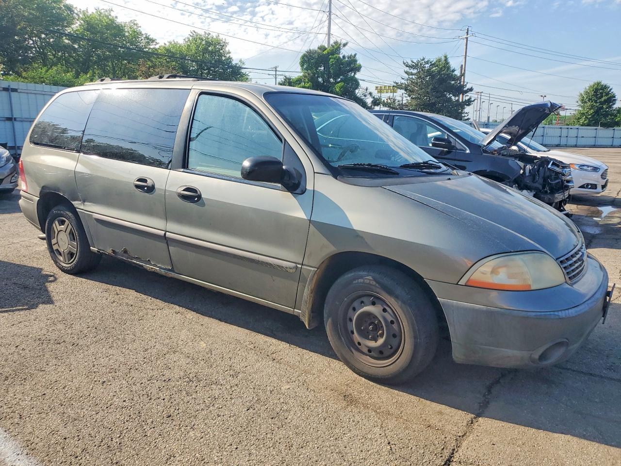 2001 Ford Windstar Lx Gray vin: 2FMZA51411BB57924