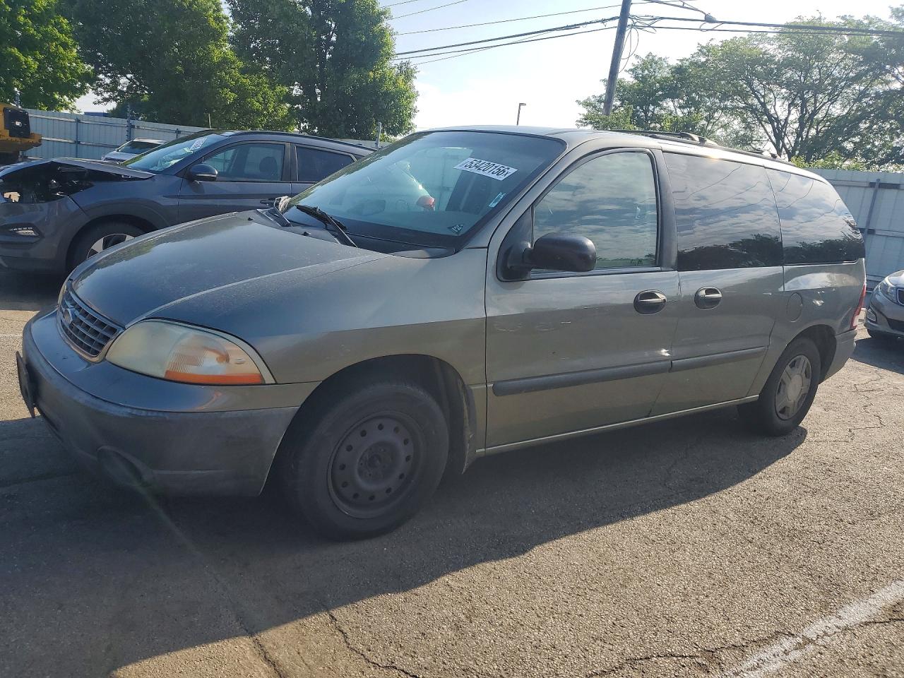 2001 Ford Windstar Lx Gray vin: 2FMZA51411BB57924