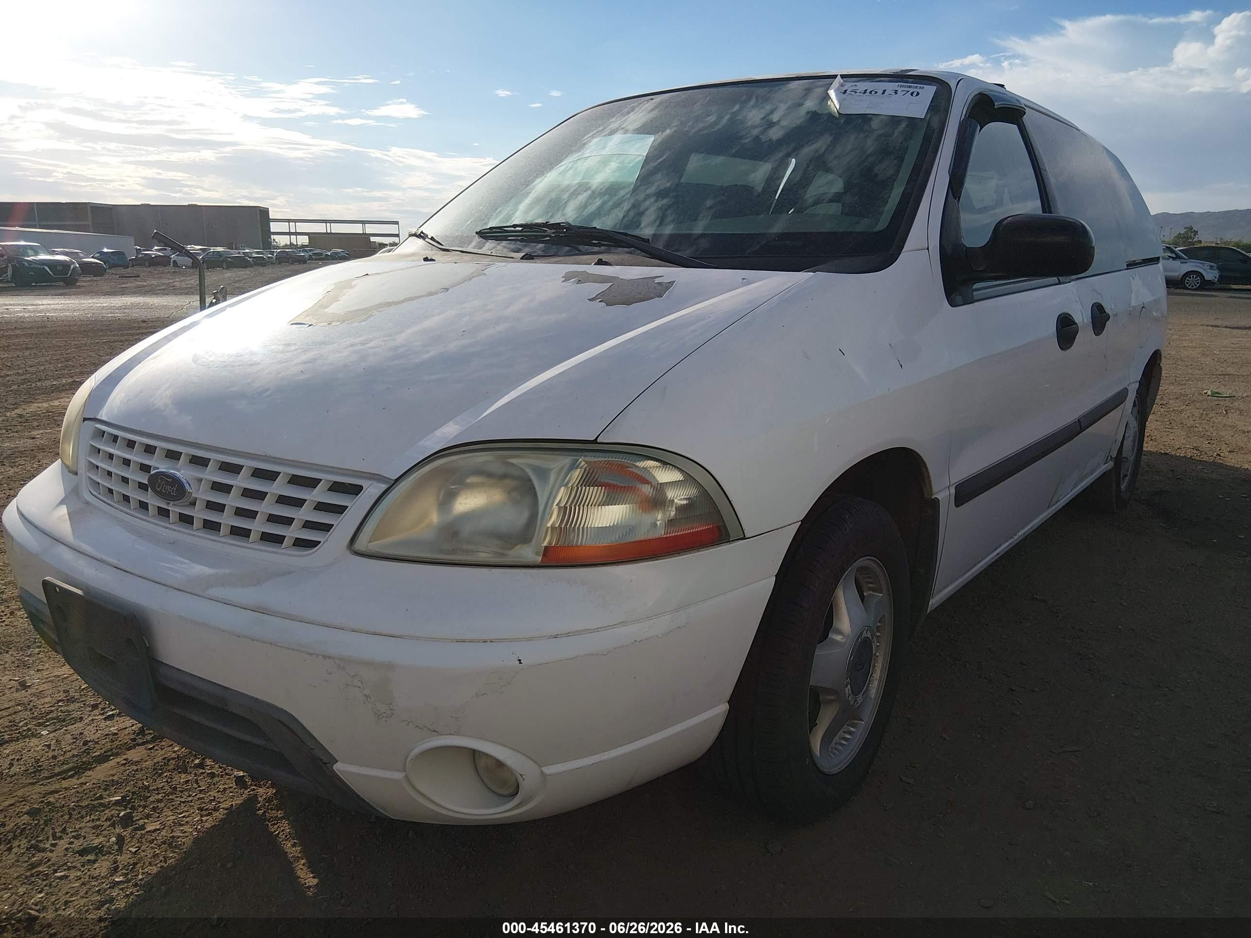 2003 Ford Windstar Lx Белый vin: 2FMZA51413BA16600