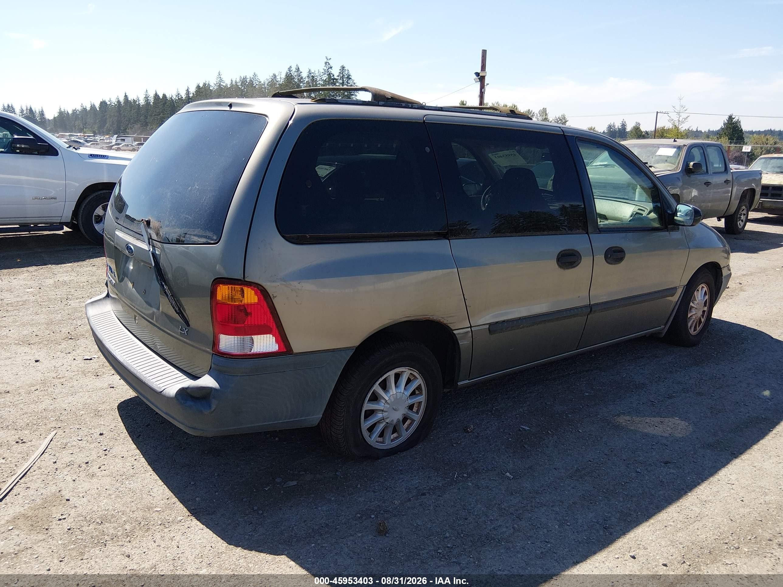 1999 Ford Windstar Lx Серый vin: 2FMZA5142XBA67769