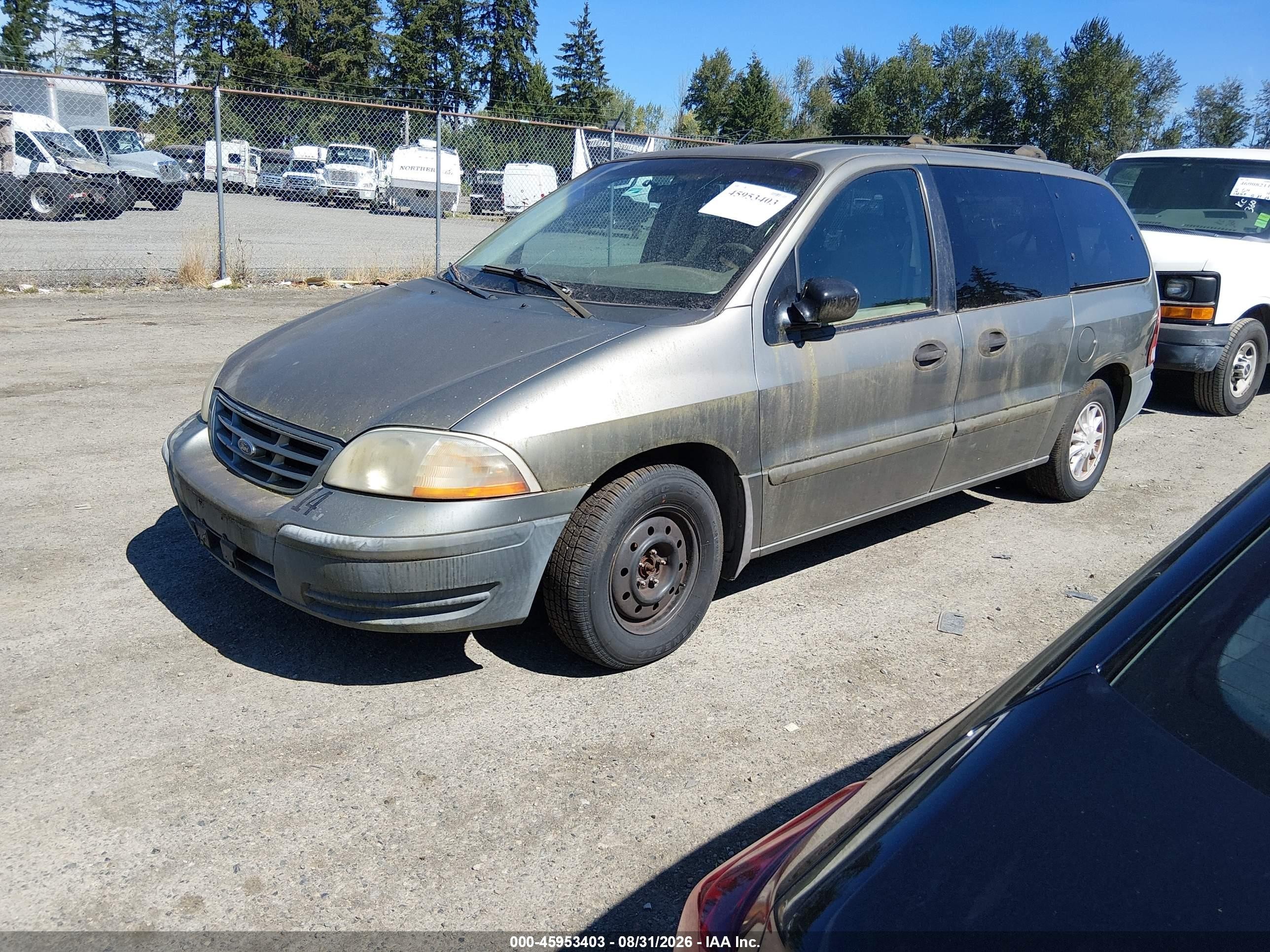 1999 Ford Windstar Lx Серый vin: 2FMZA5142XBA67769