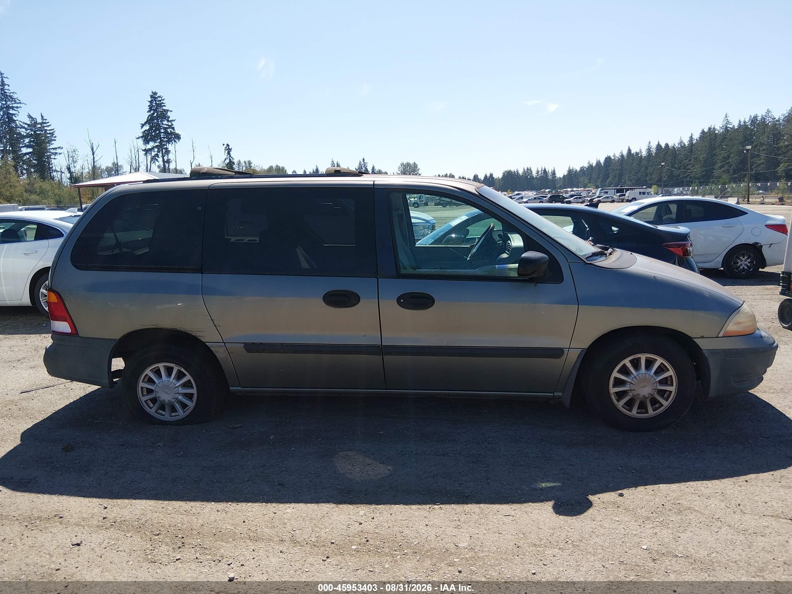 1999 Ford Windstar Lx Серый vin: 2FMZA5142XBA67769