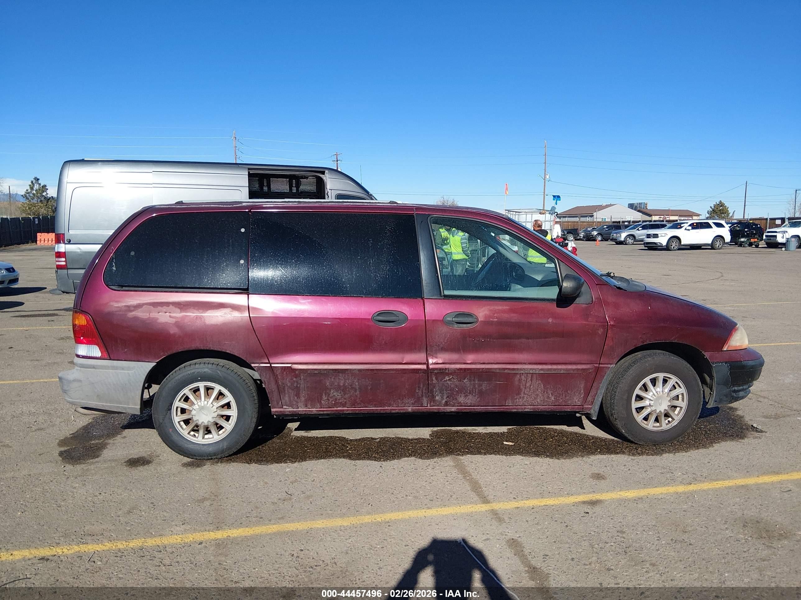 2000 Ford Windstar Lx Бордовый vin: 2FMZA5142YBB72362