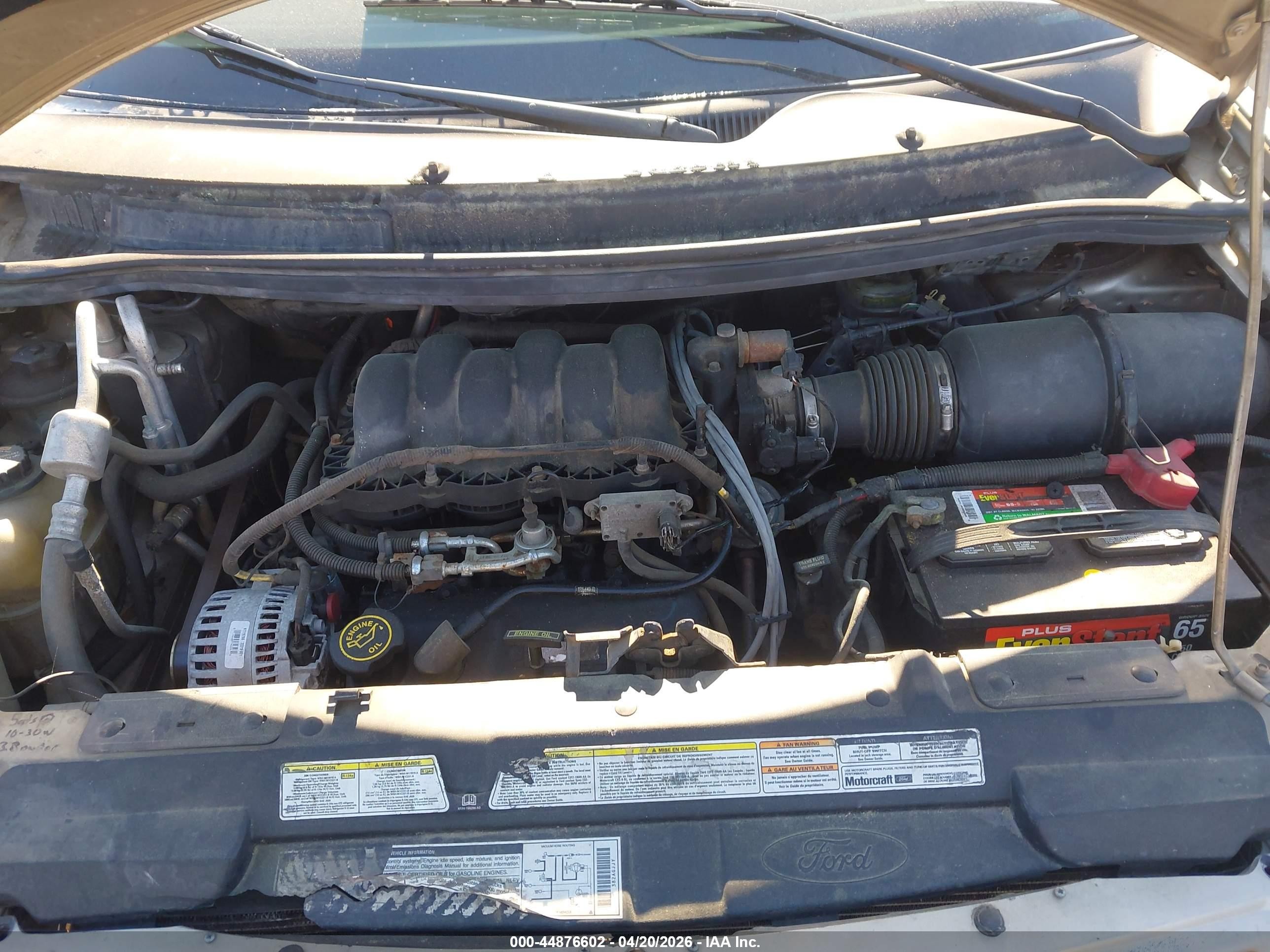 2000 Ford Windstar Lx Gold vin: 2FMZA5142YBC46752