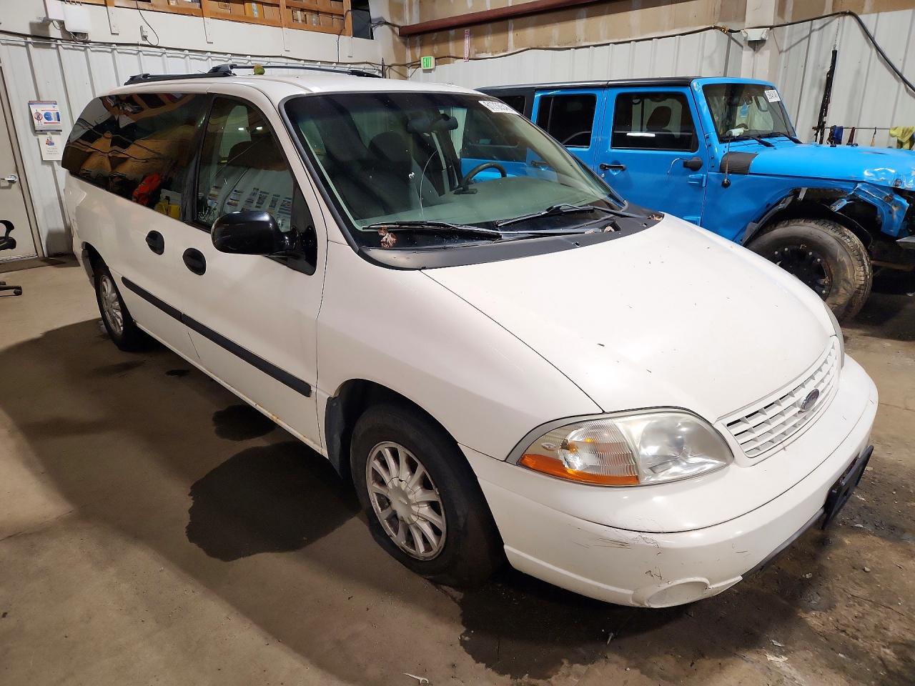 2002 Ford Windstar Lx White vin: 2FMZA51432BB21234