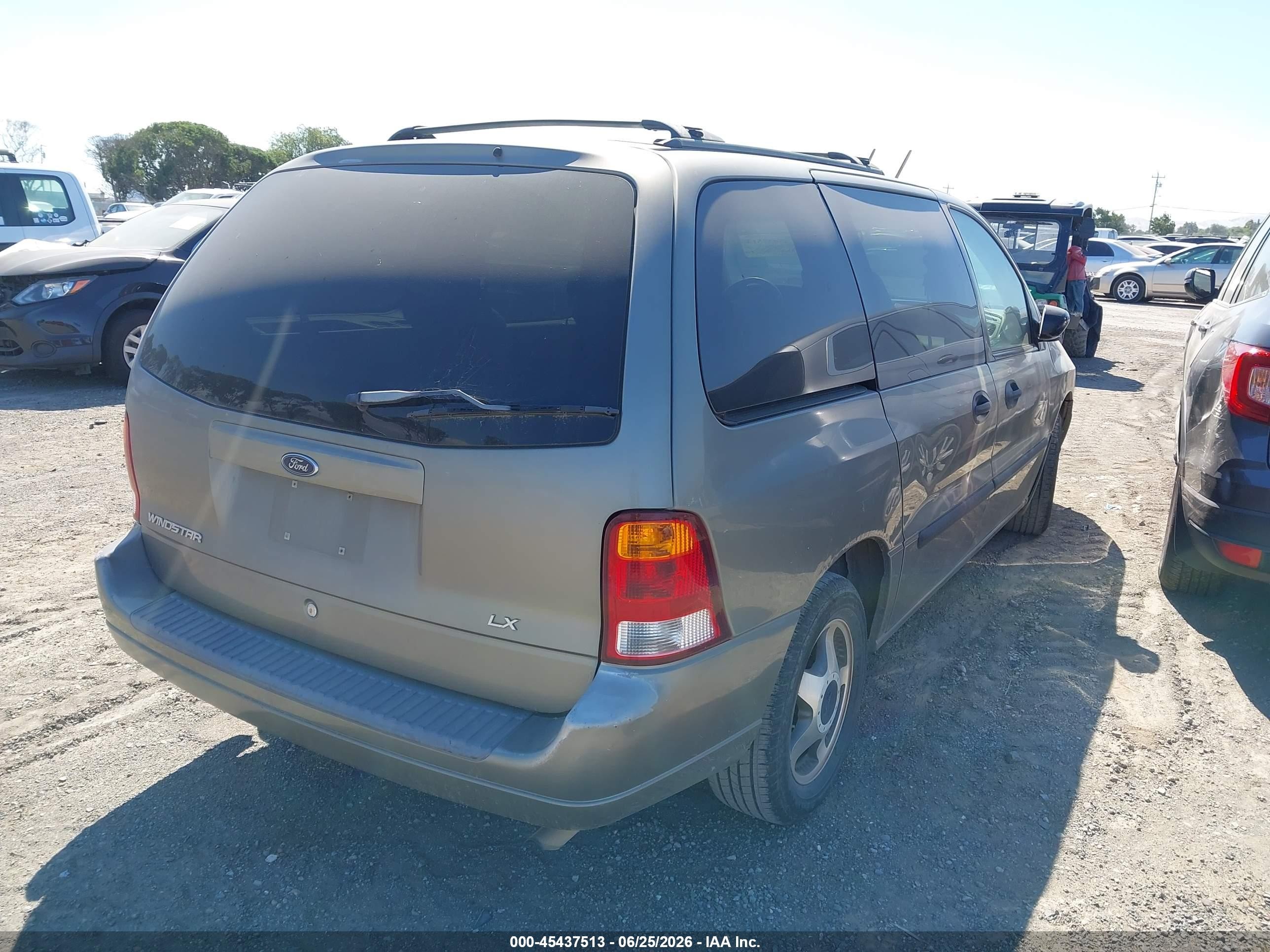 2002 Ford Windstar Lx Gray vin: 2FMZA51432BB77903