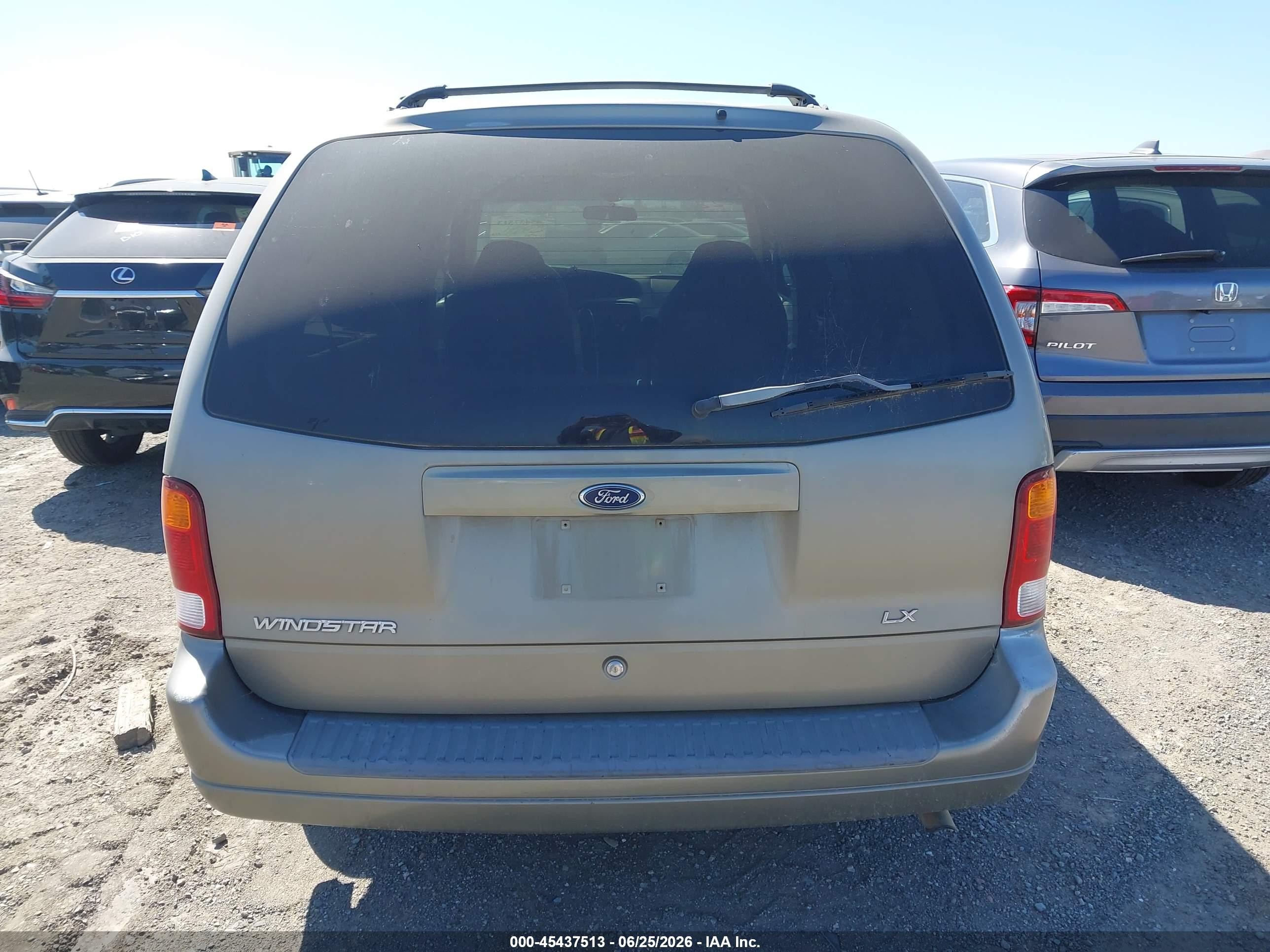 2002 Ford Windstar Lx Gray vin: 2FMZA51432BB77903