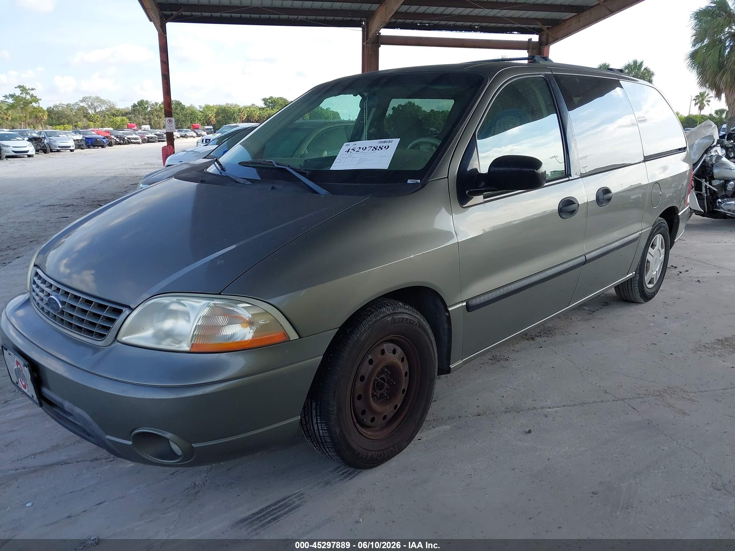 2003 Ford Windstar Lx Gray vin: 2FMZA51433BB07836