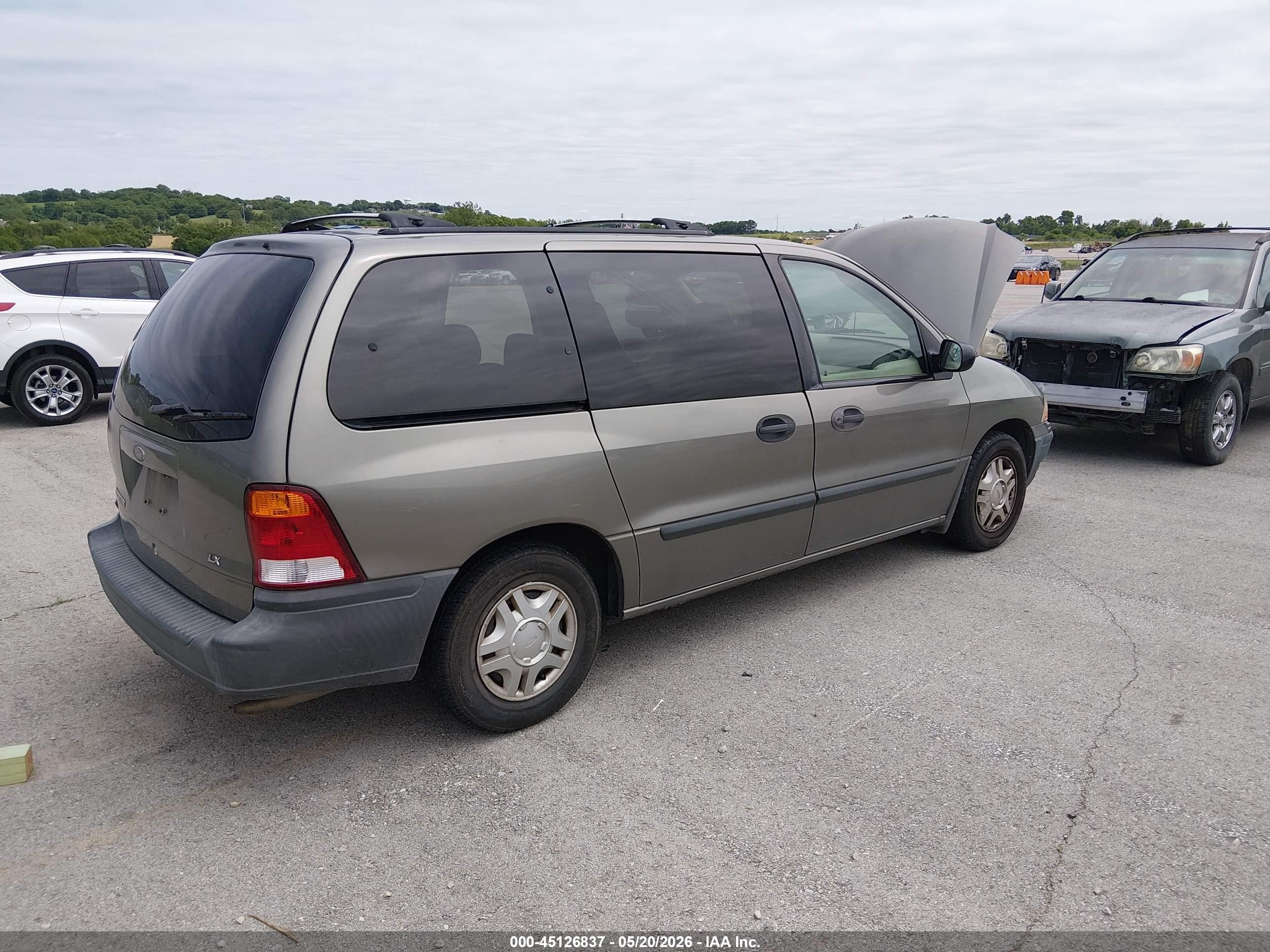 1999 Ford Windstar Lx Green vin: 2FMZA5143XBC27237