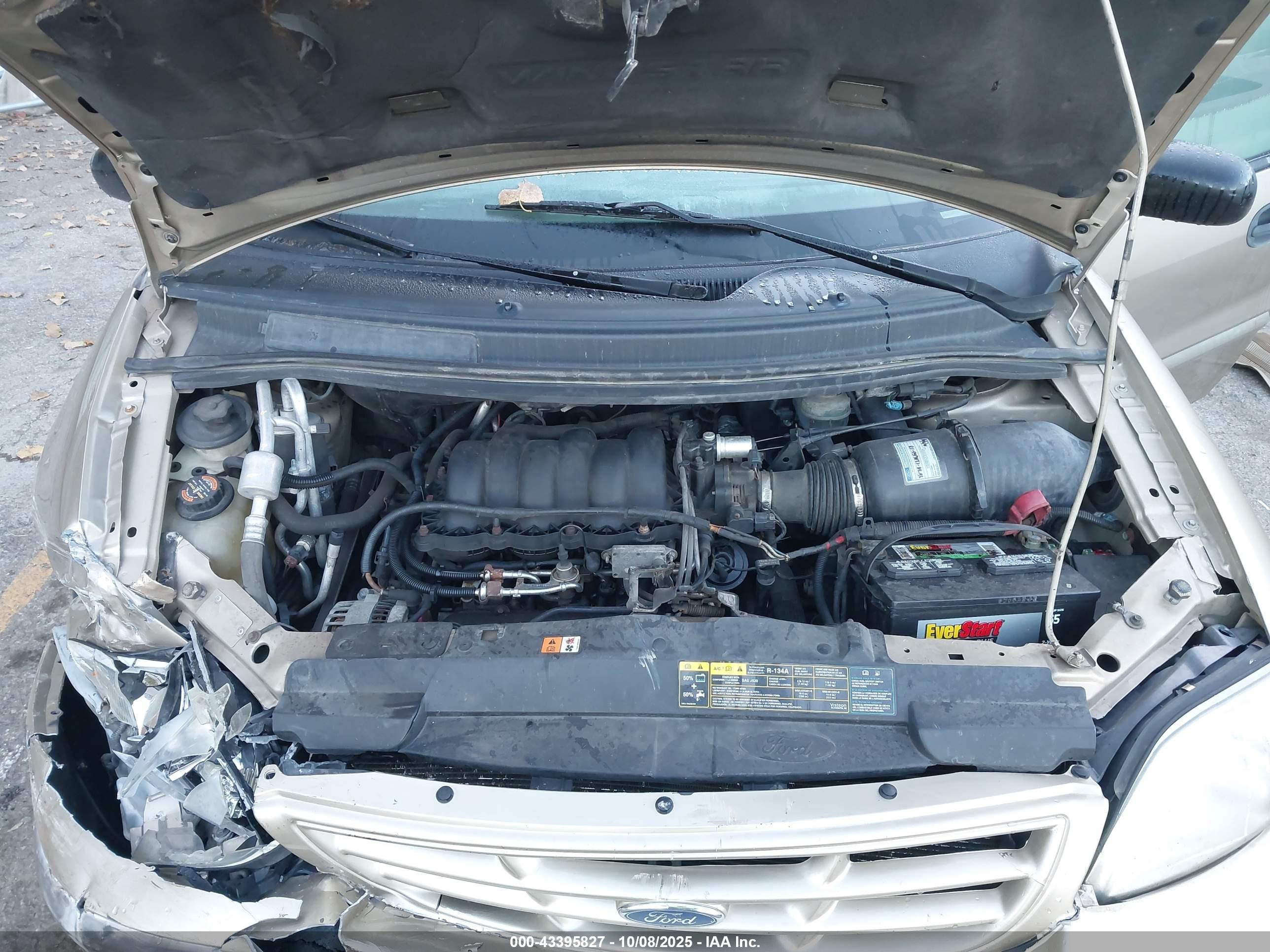 2000 Ford Windstar Lx Бежевый vin: 2FMZA5143YBA53266