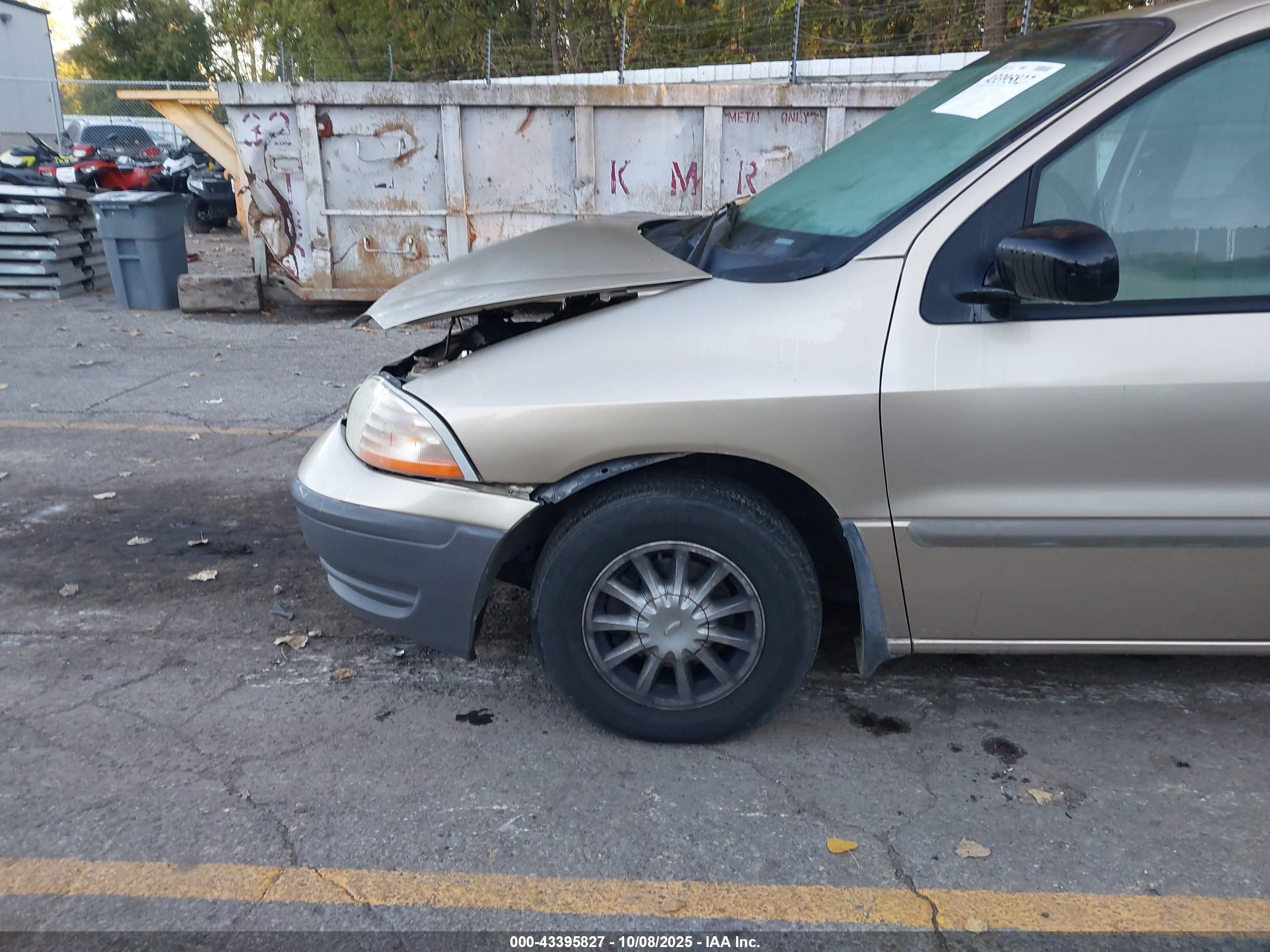 2000 Ford Windstar Lx Бежевый vin: 2FMZA5143YBA53266