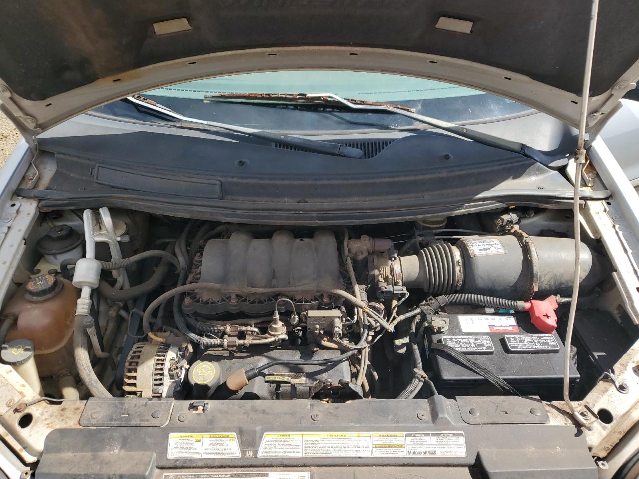 2000 Ford Windstar Lx Silver vin: 2FMZA5143YBA55566