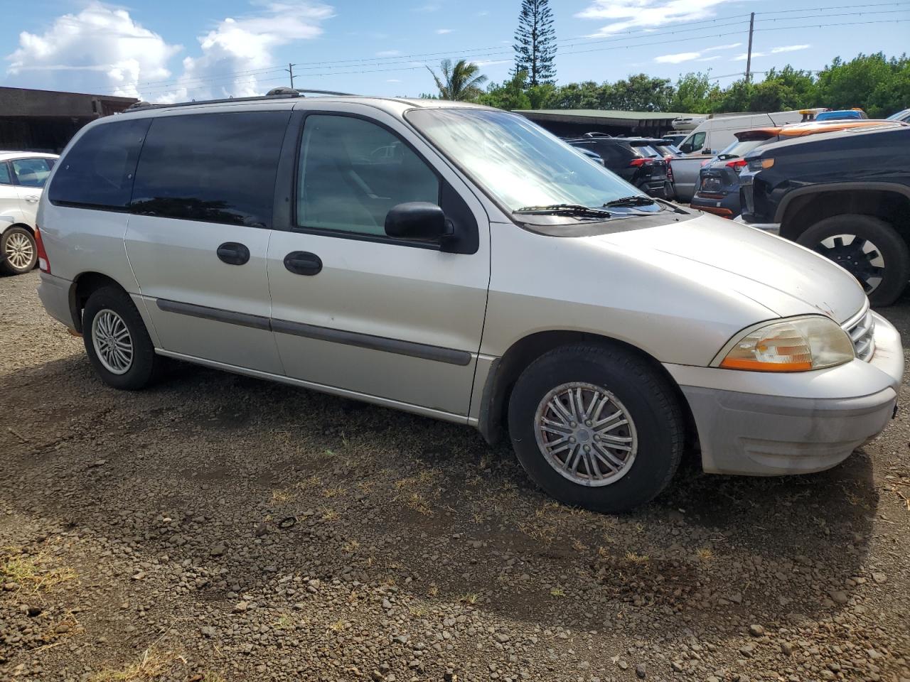 2000 Ford Windstar Lx Silver vin: 2FMZA5143YBA55566