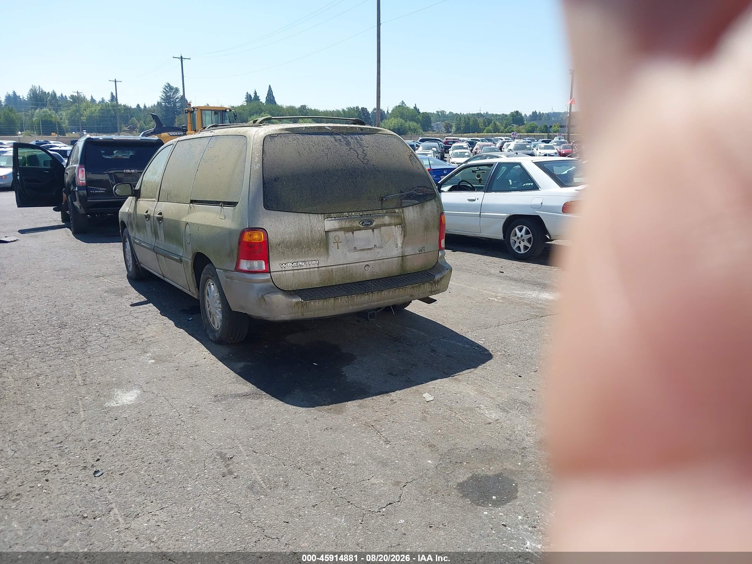 2002 Ford Windstar Lx Beige vin: 2FMZA51442BA35821