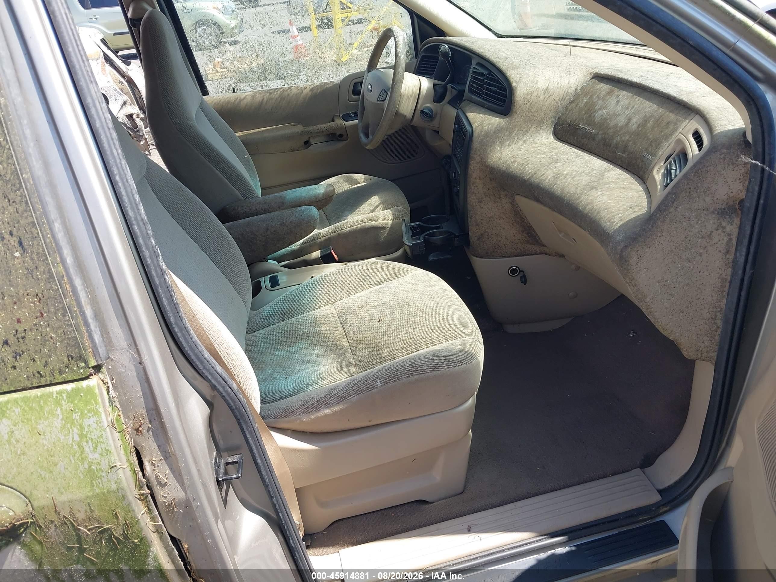 2002 Ford Windstar Lx Beige vin: 2FMZA51442BA35821
