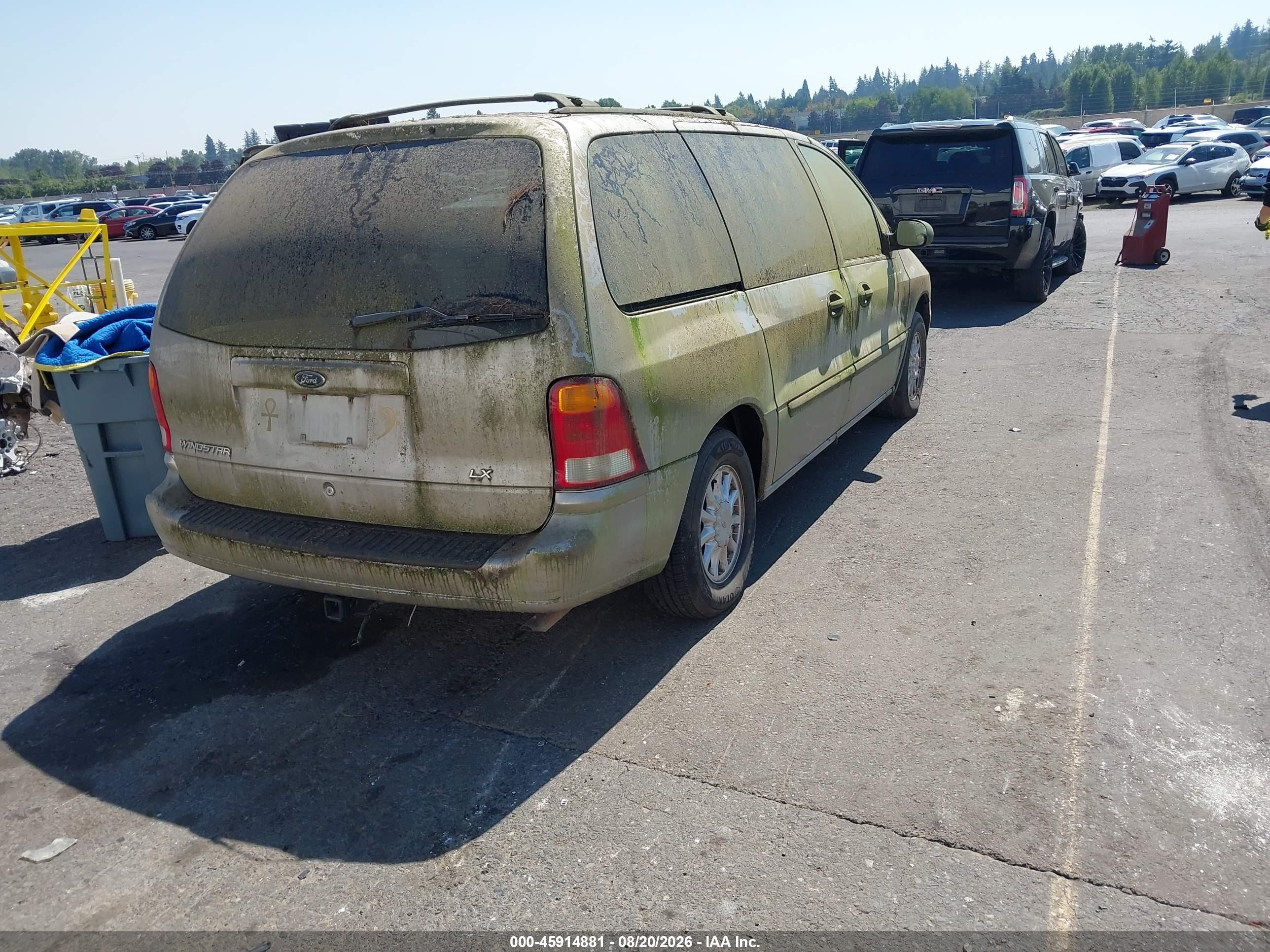 2002 Ford Windstar Lx Beige vin: 2FMZA51442BA35821