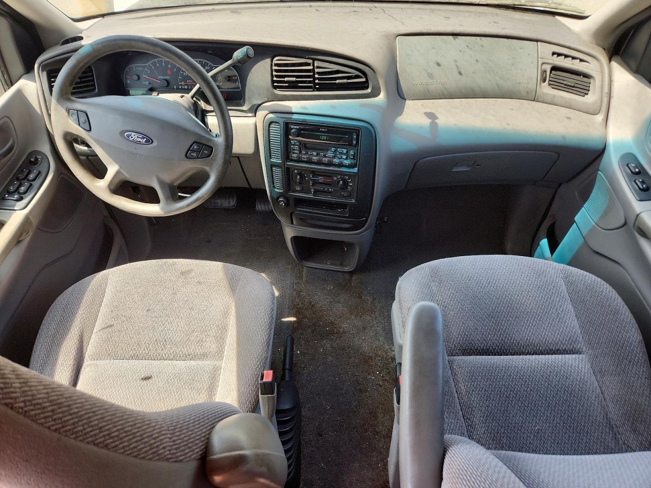 2001 Ford Windstar Lx White vin: 2FMZA51451BB07107