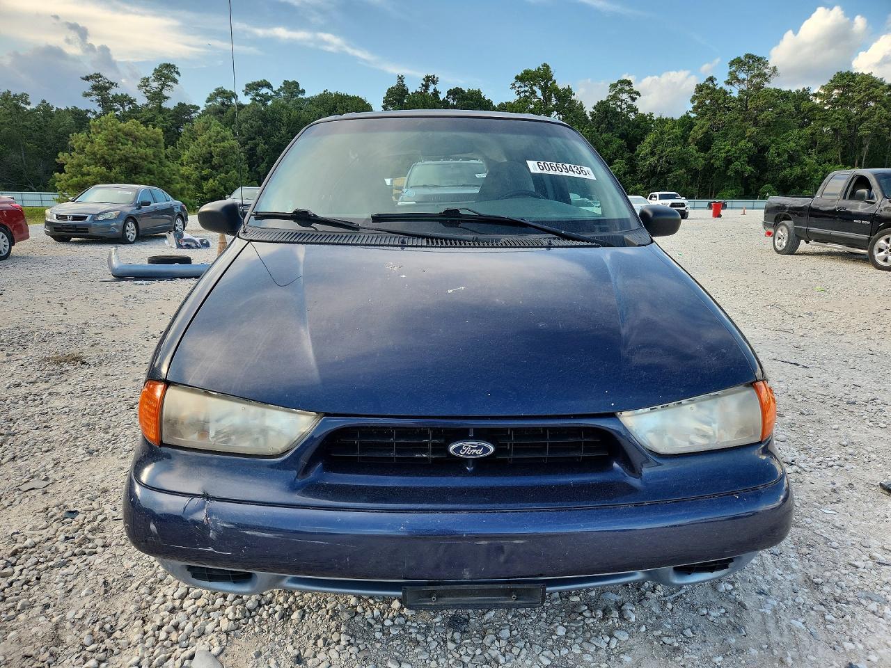 1998 Ford Windstar Wagon Blue vin: 2FMZA5145WBD70723