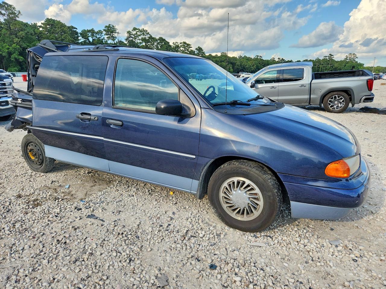 1998 Ford Windstar Wagon Blue vin: 2FMZA5145WBD70723