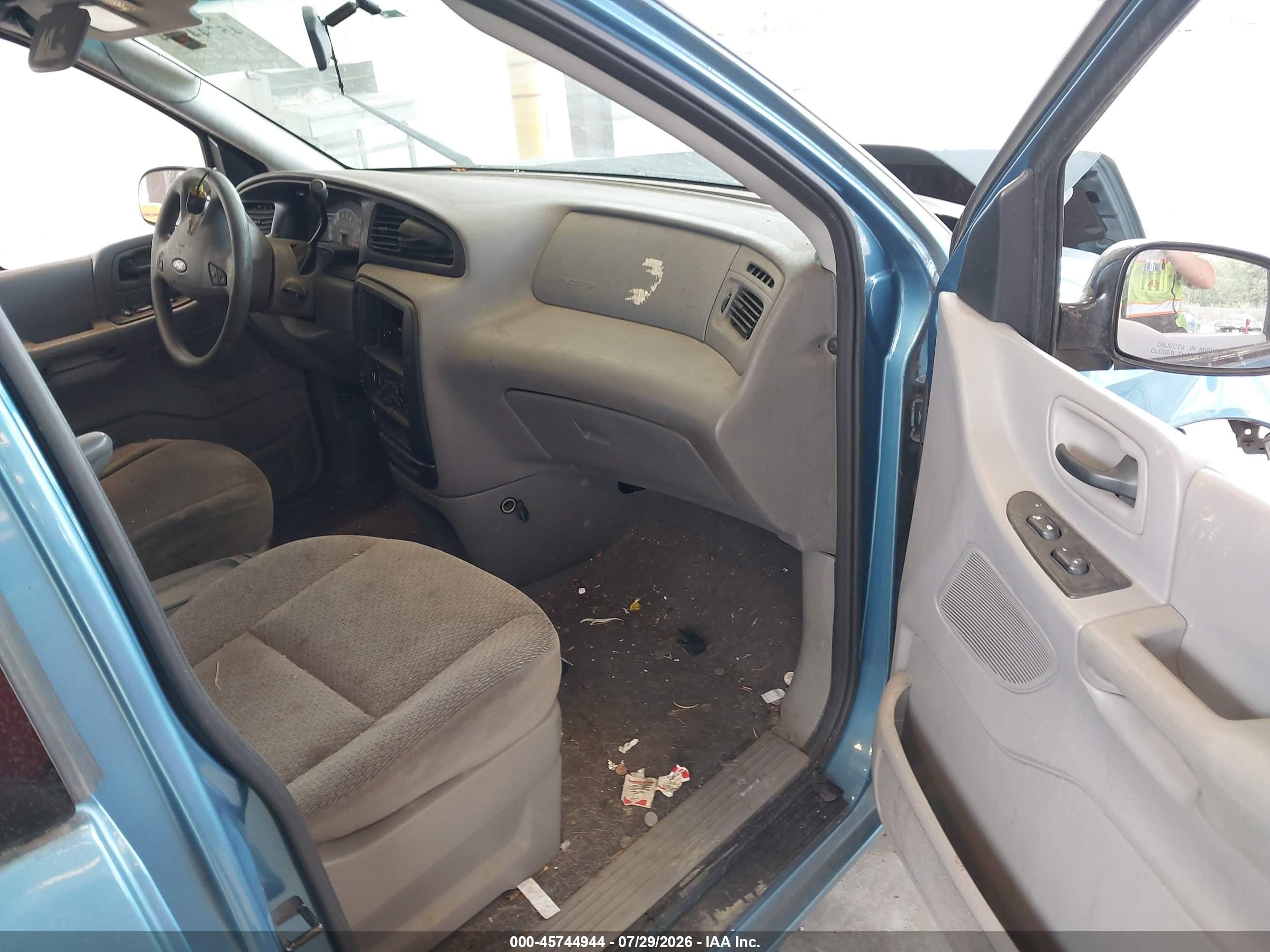 2003 Ford Windstar Lx Blue vin: 2FMZA51463BA77490