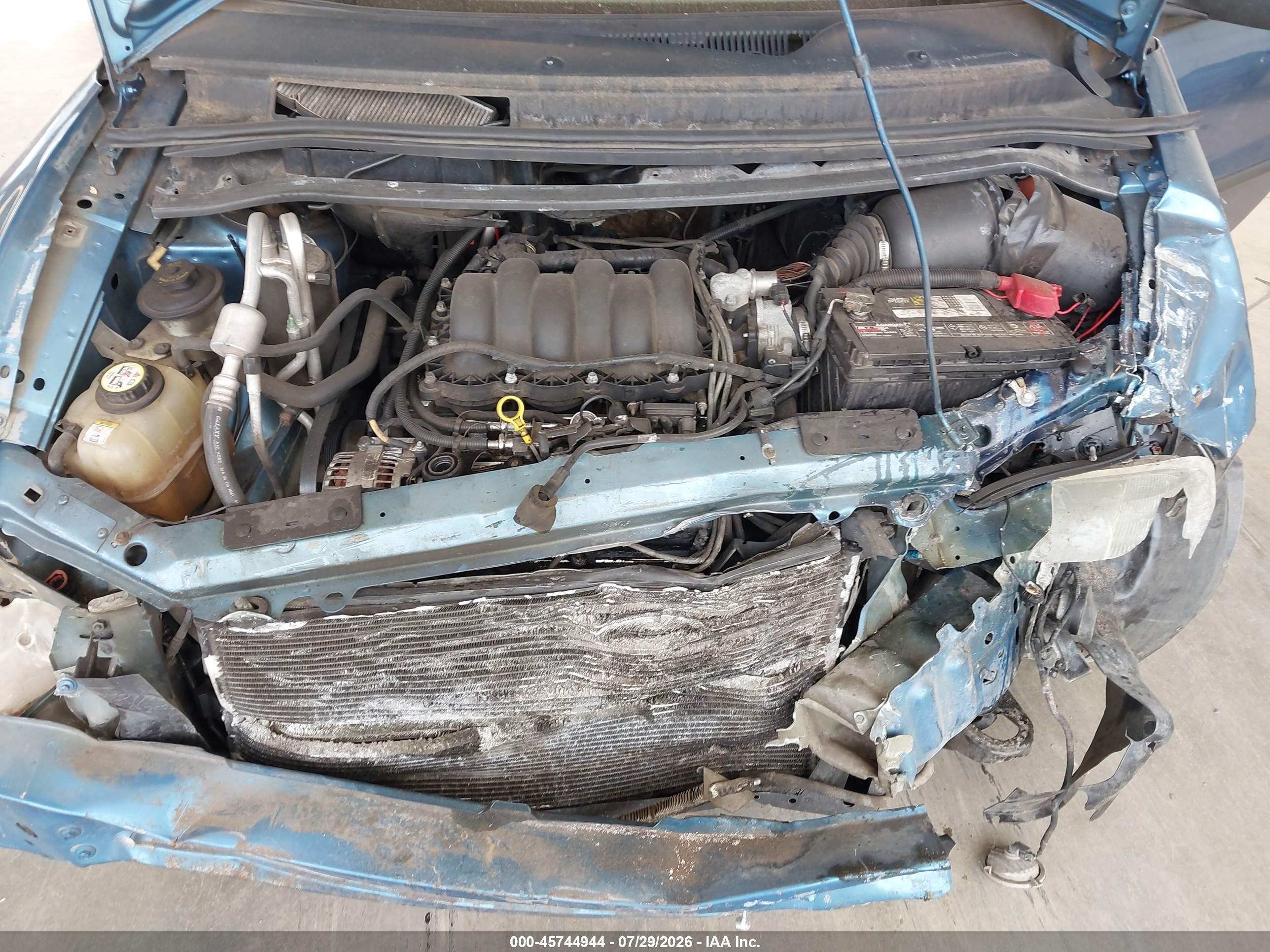 2003 Ford Windstar Lx Blue vin: 2FMZA51463BA77490