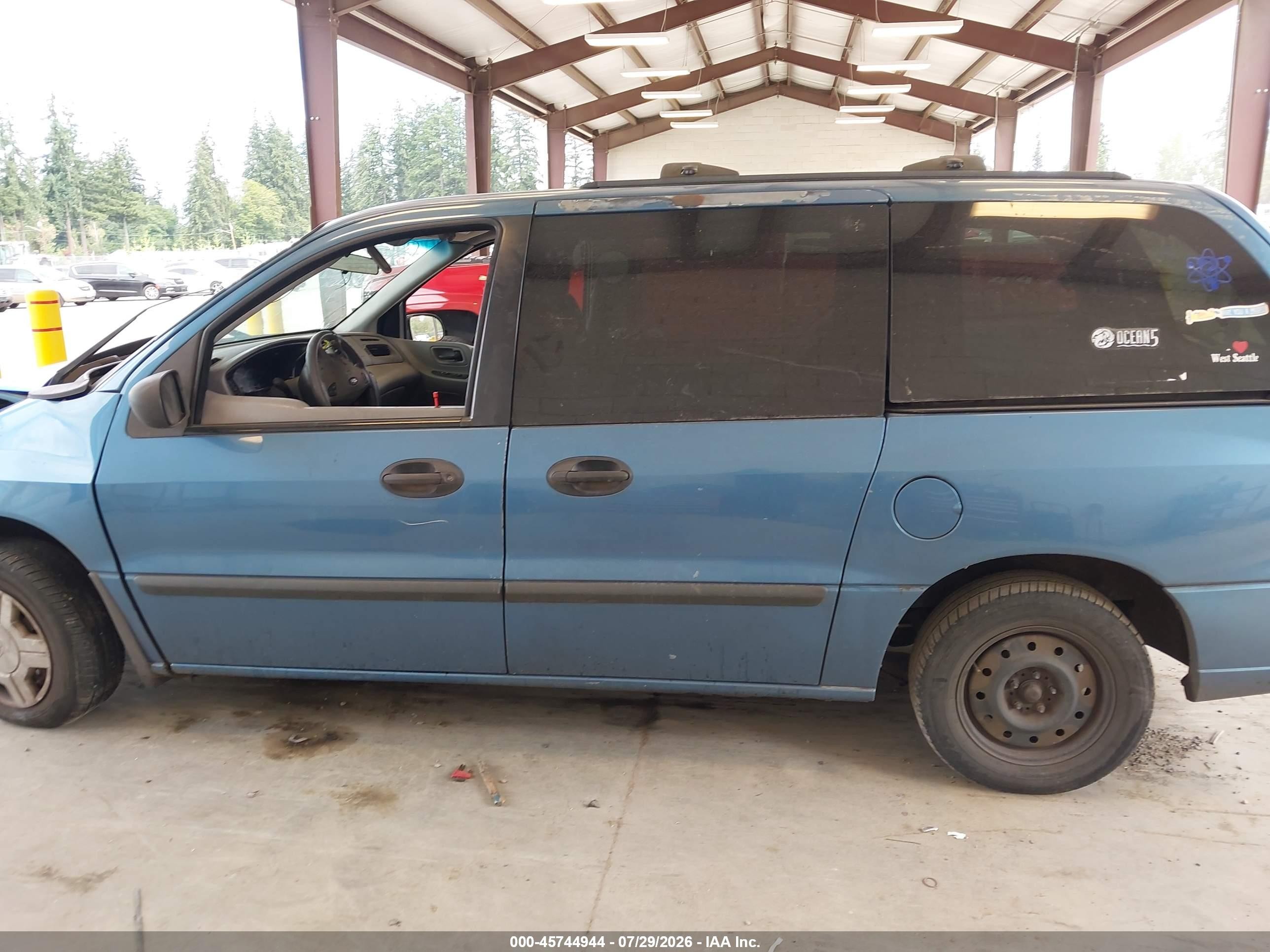 2003 Ford Windstar Lx Blue vin: 2FMZA51463BA77490
