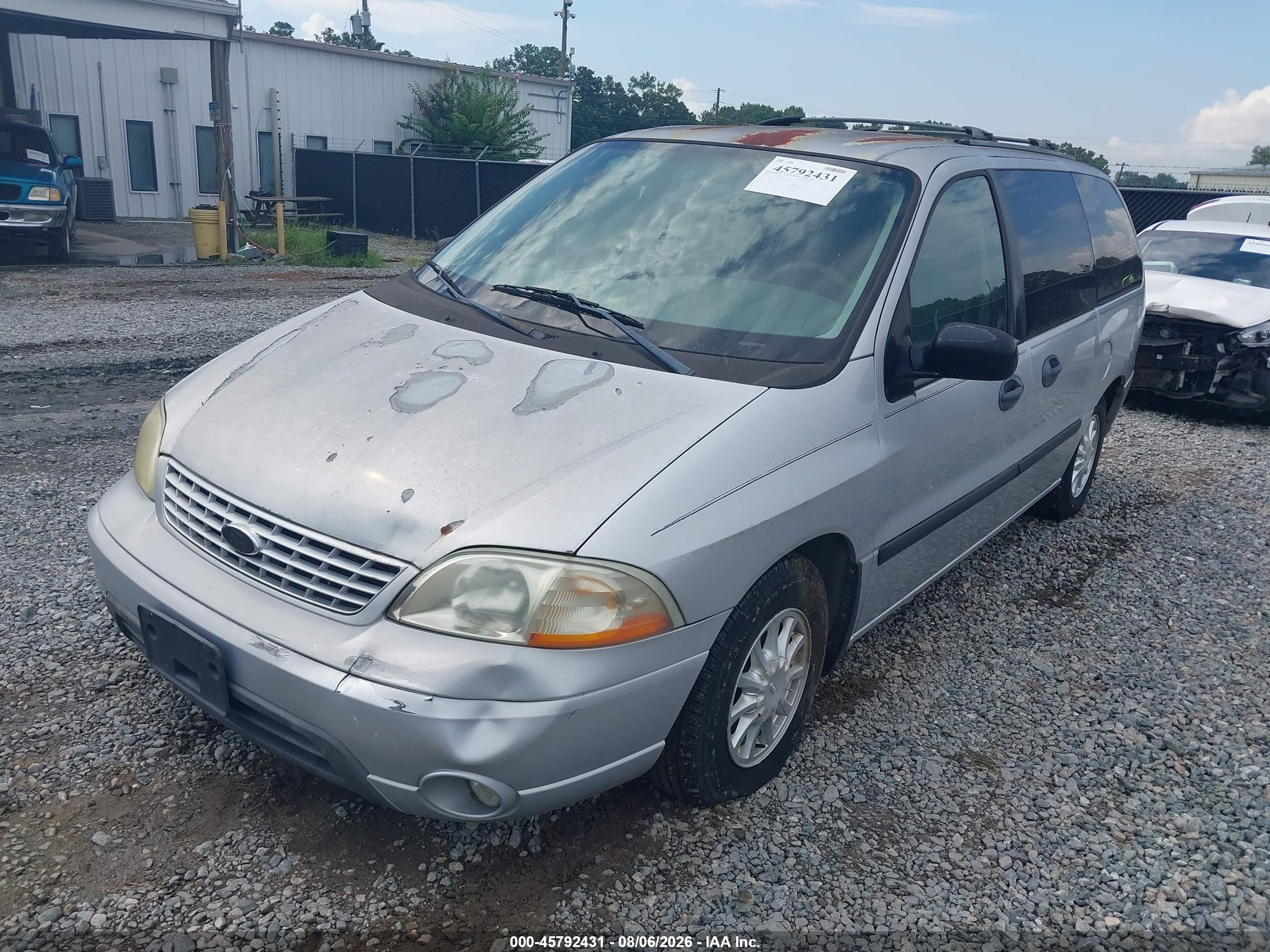 2003 Ford Windstar Lx Silver vin: 2FMZA51463BB44024