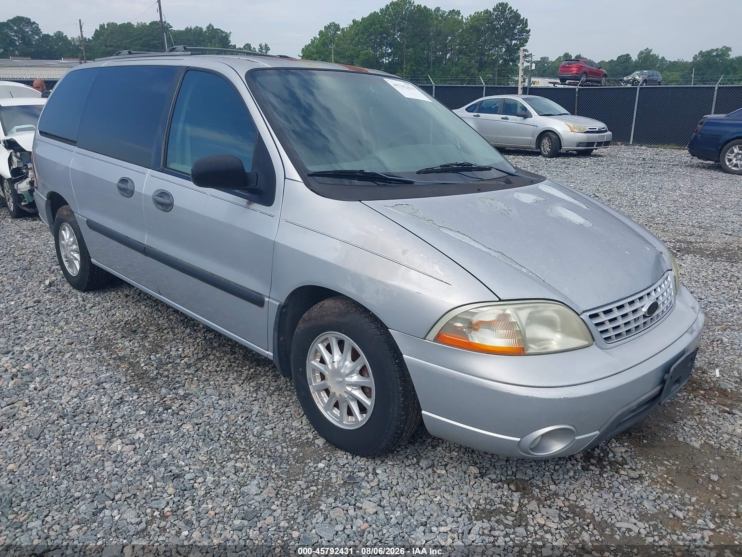 2003 Ford Windstar Lx Silver vin: 2FMZA51463BB44024