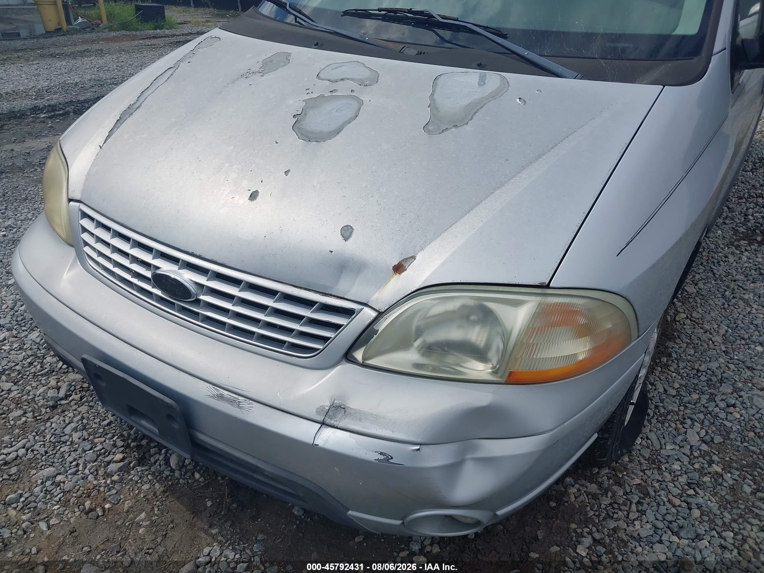 2003 Ford Windstar Lx Silver vin: 2FMZA51463BB44024