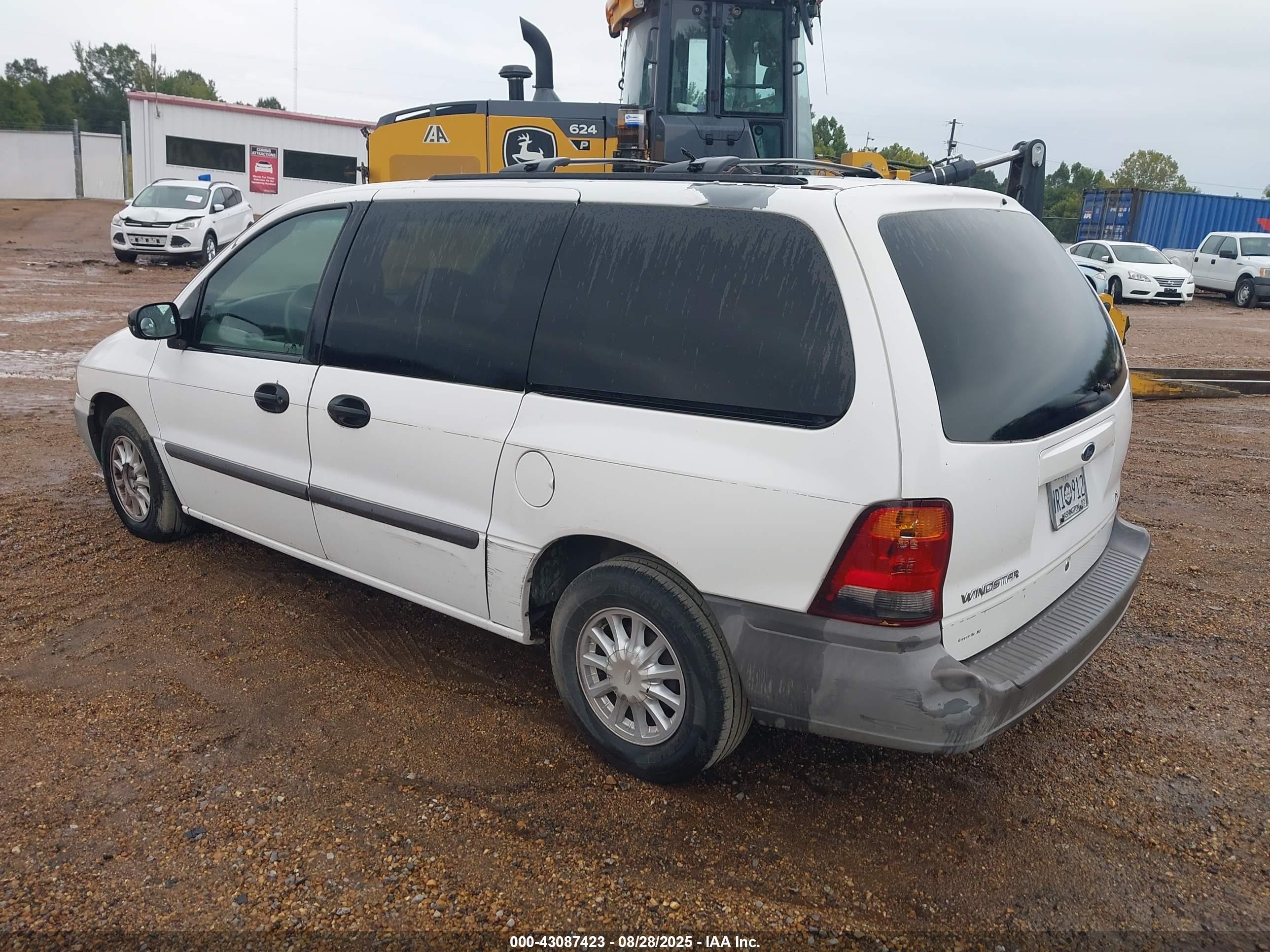 2001 Ford Windstar Lx White vin: 2FMZA51471BB27178