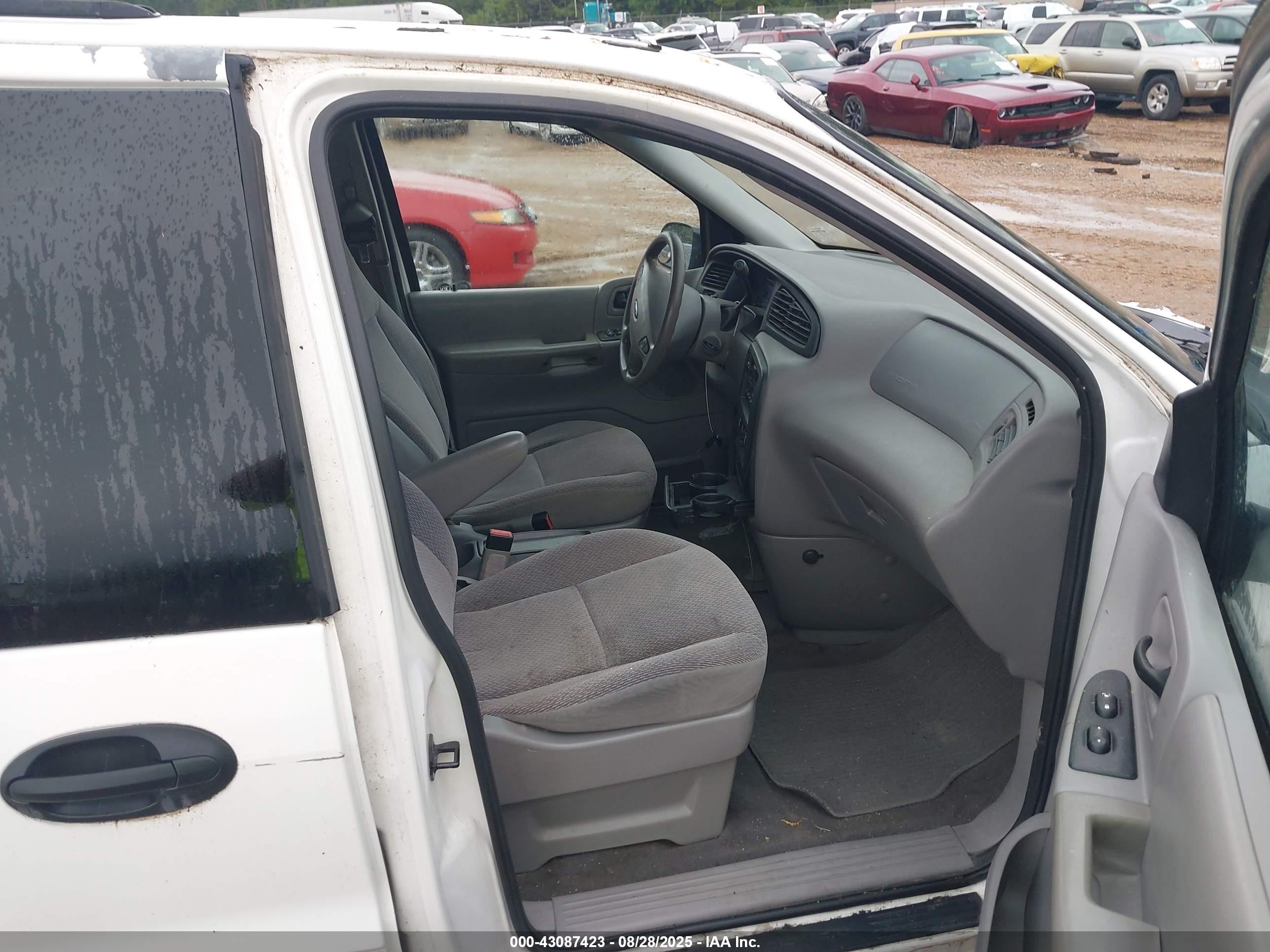 2001 Ford Windstar Lx White vin: 2FMZA51471BB27178