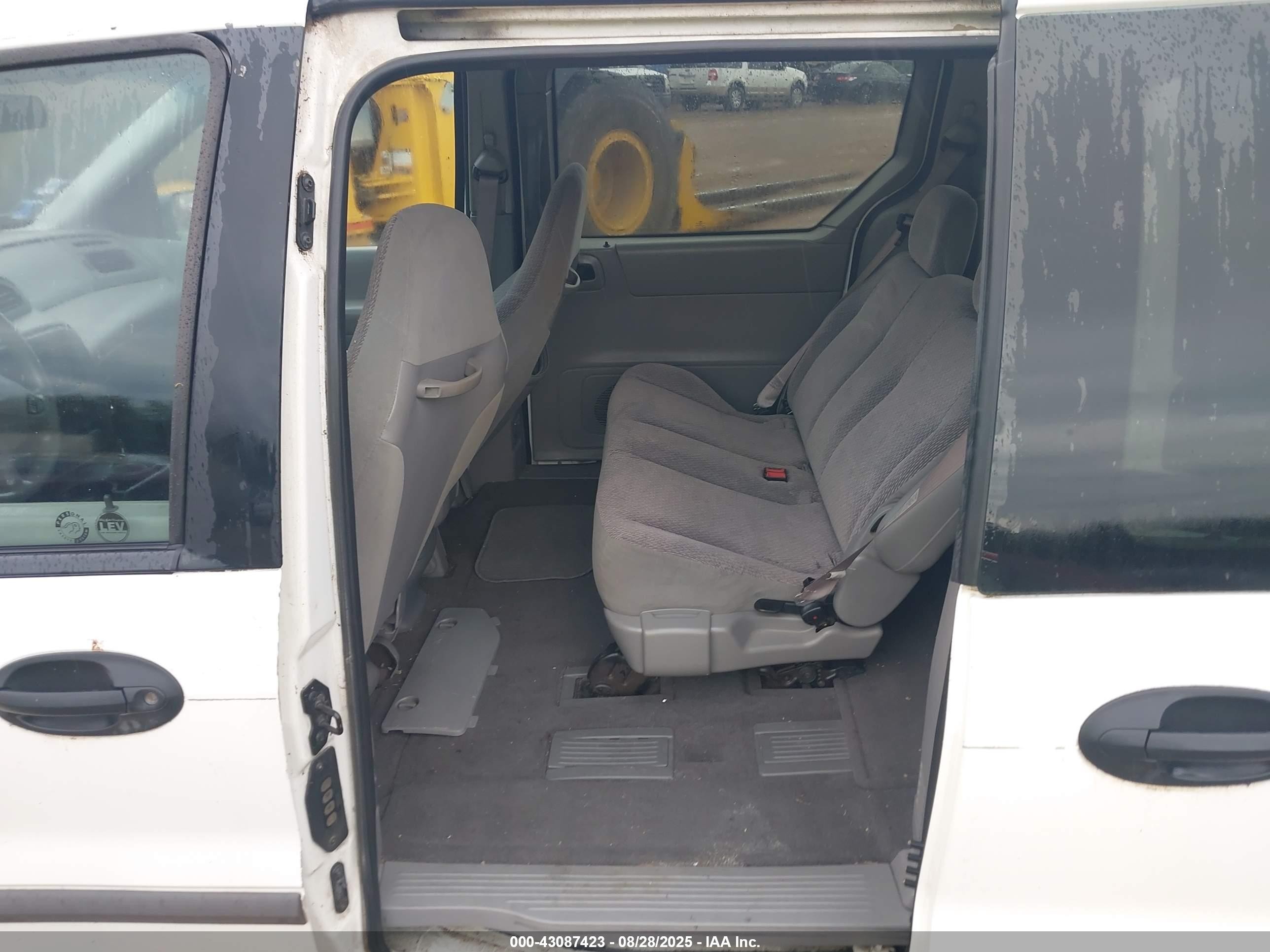 2001 Ford Windstar Lx White vin: 2FMZA51471BB27178