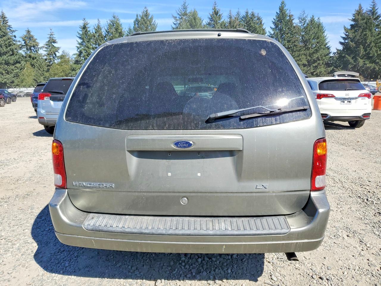2002 Ford Windstar Lx Gray vin: 2FMZA51482BA59278