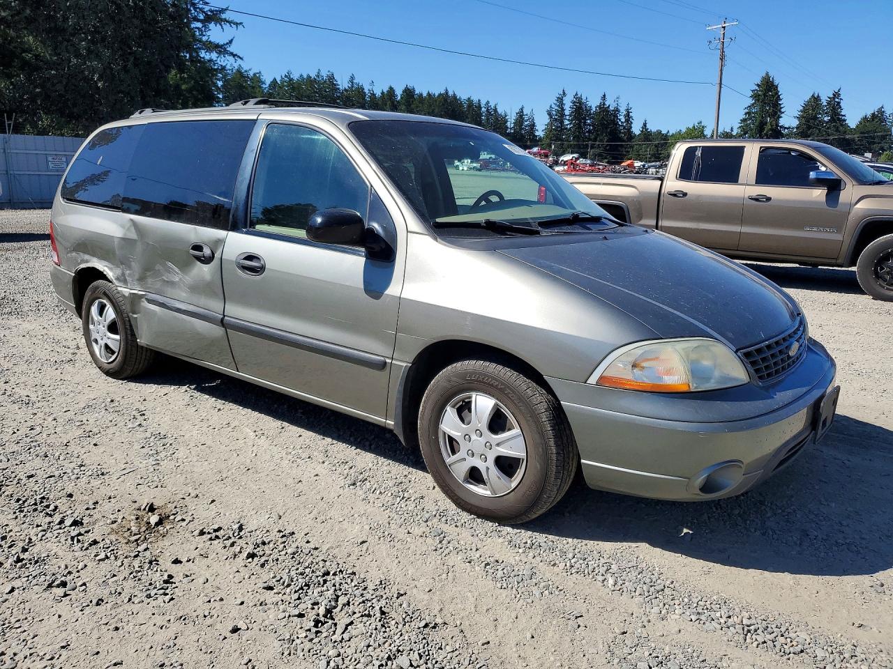 2002 Ford Windstar Lx Gray vin: 2FMZA51482BA59278