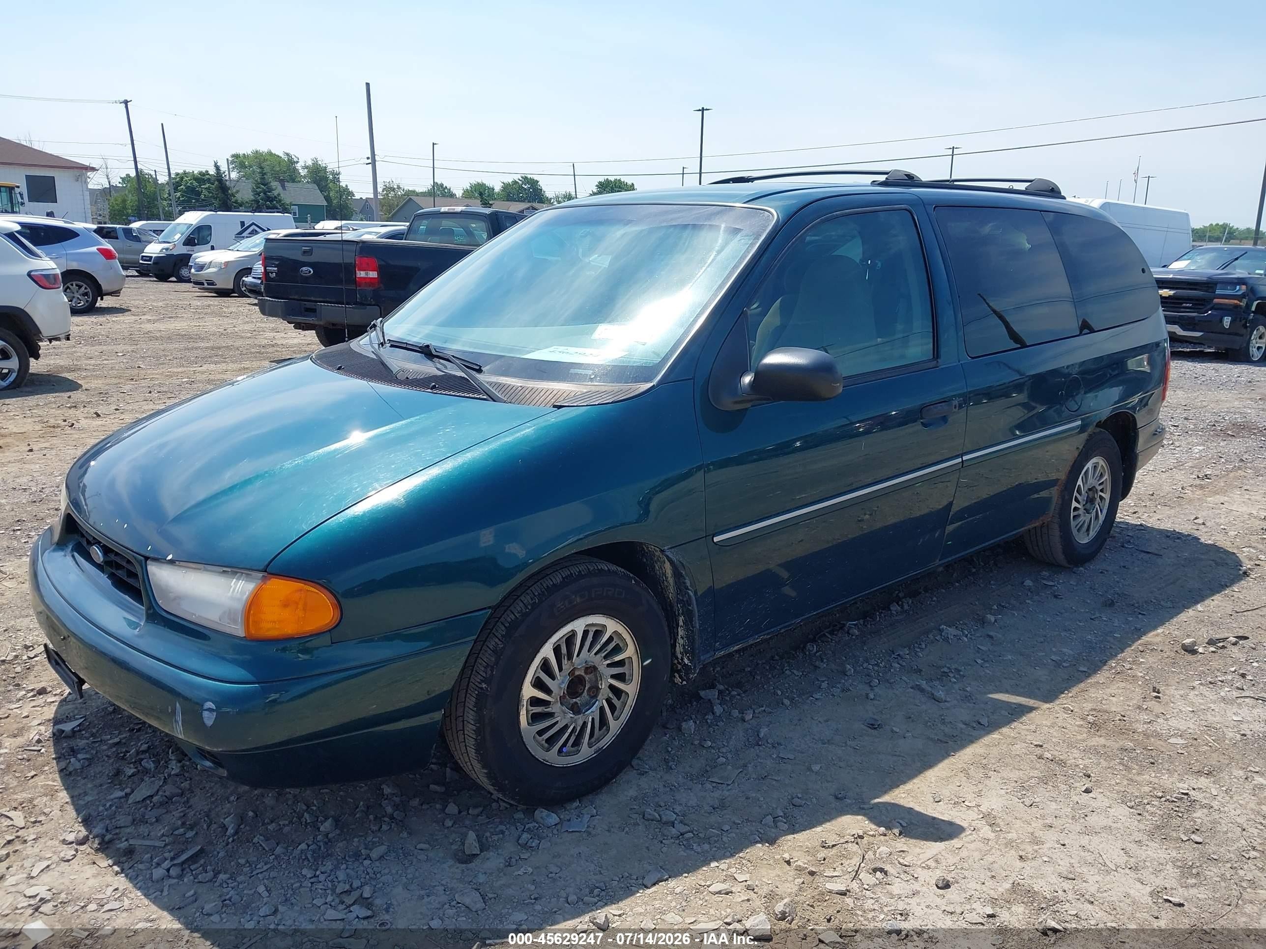 1998 Ford Windstar Gl/limited/lx Green vin: 2FMZA5148WBE30882