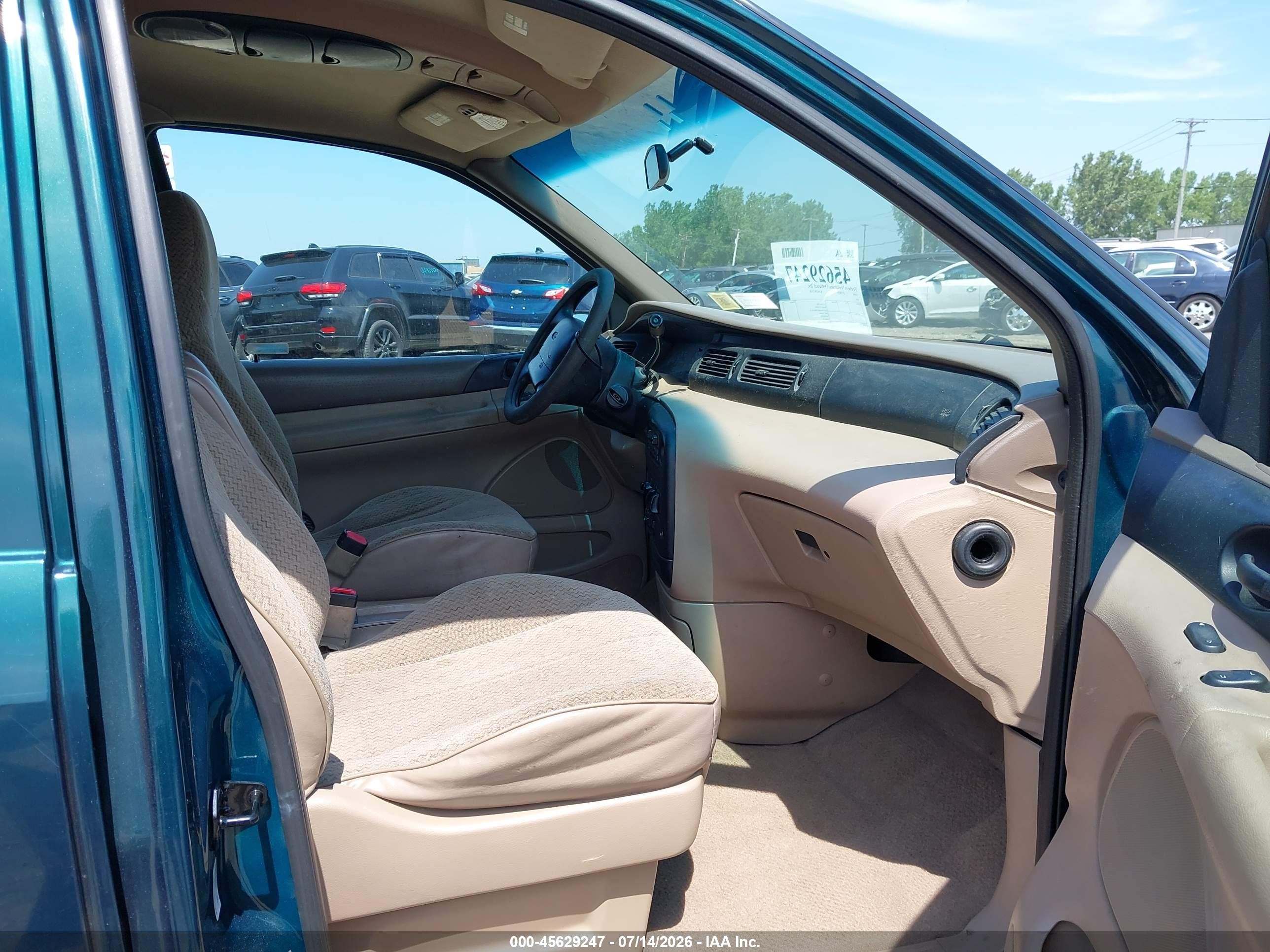 1998 Ford Windstar Gl/limited/lx Green vin: 2FMZA5148WBE30882
