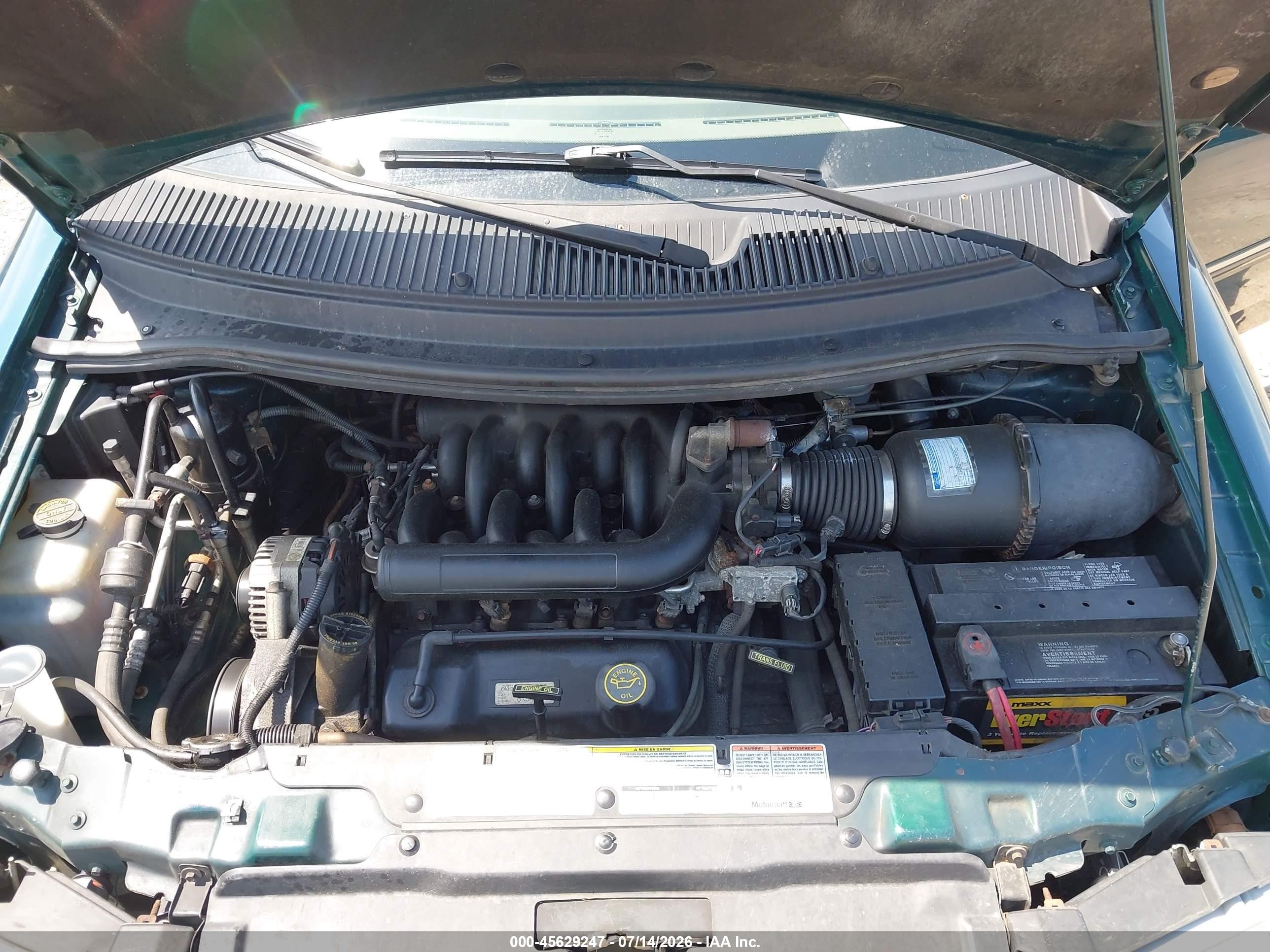1998 Ford Windstar Gl/limited/lx Green vin: 2FMZA5148WBE30882